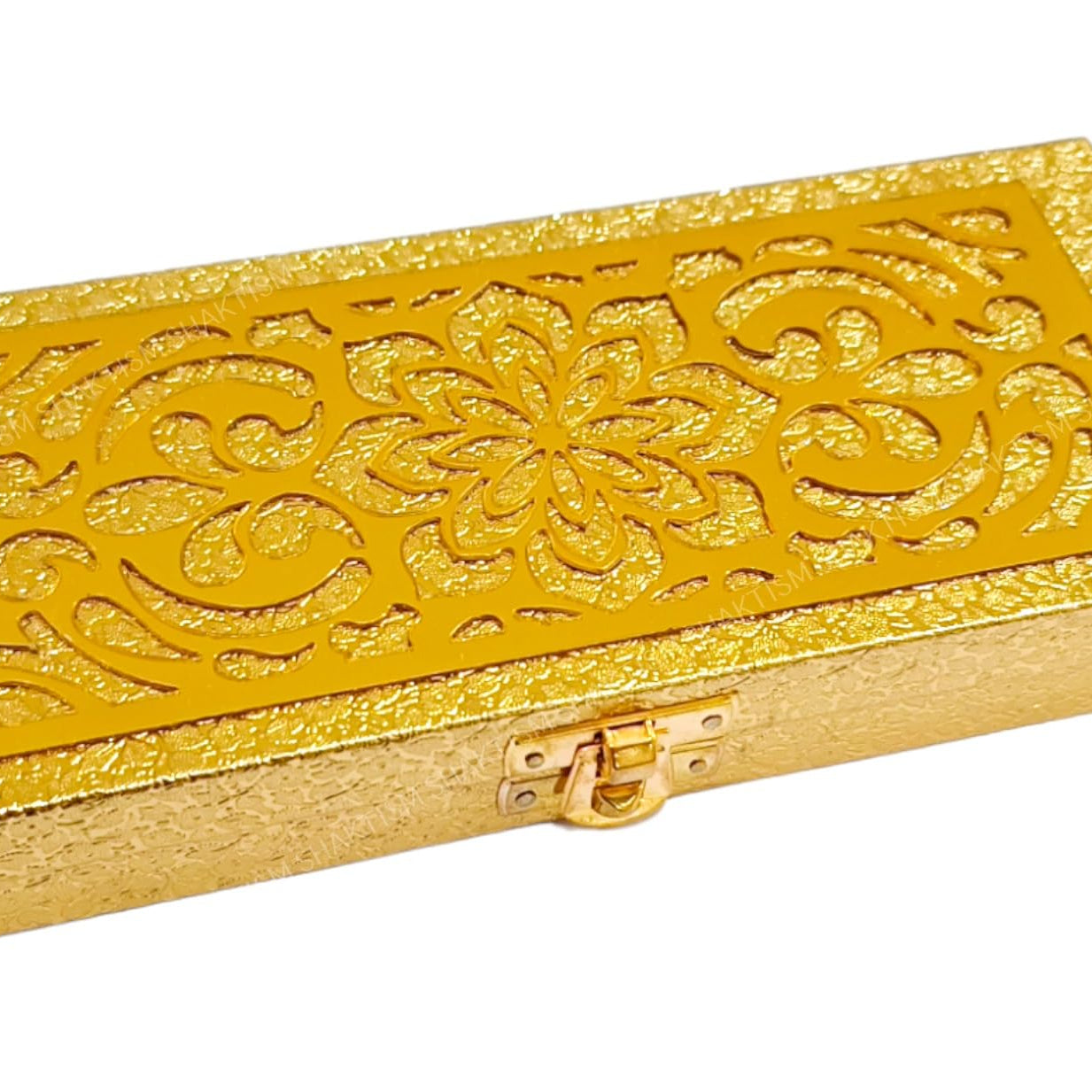 SHAKTISM Decorative and Attractive Box Cash Box, Shagun Box, Jewellery Box, Money Box Envelop Wedding, Gift Box, Bangel box - Golden Horse Design (Pack of 1Pc) (Golden Design)