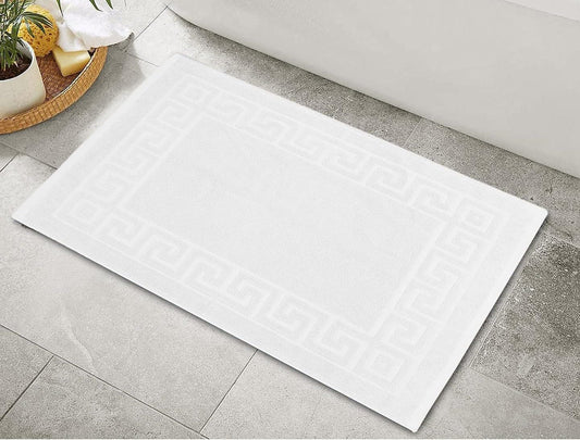 AYUS 780 GSM Pure Cotton Bath/Door Mat Luxury Hotel & Spa Quality, Ringspun Cotton, Maximum Softness & Absorbency 30 x 20 (in Inches)/(51 x 76 cm)(White)