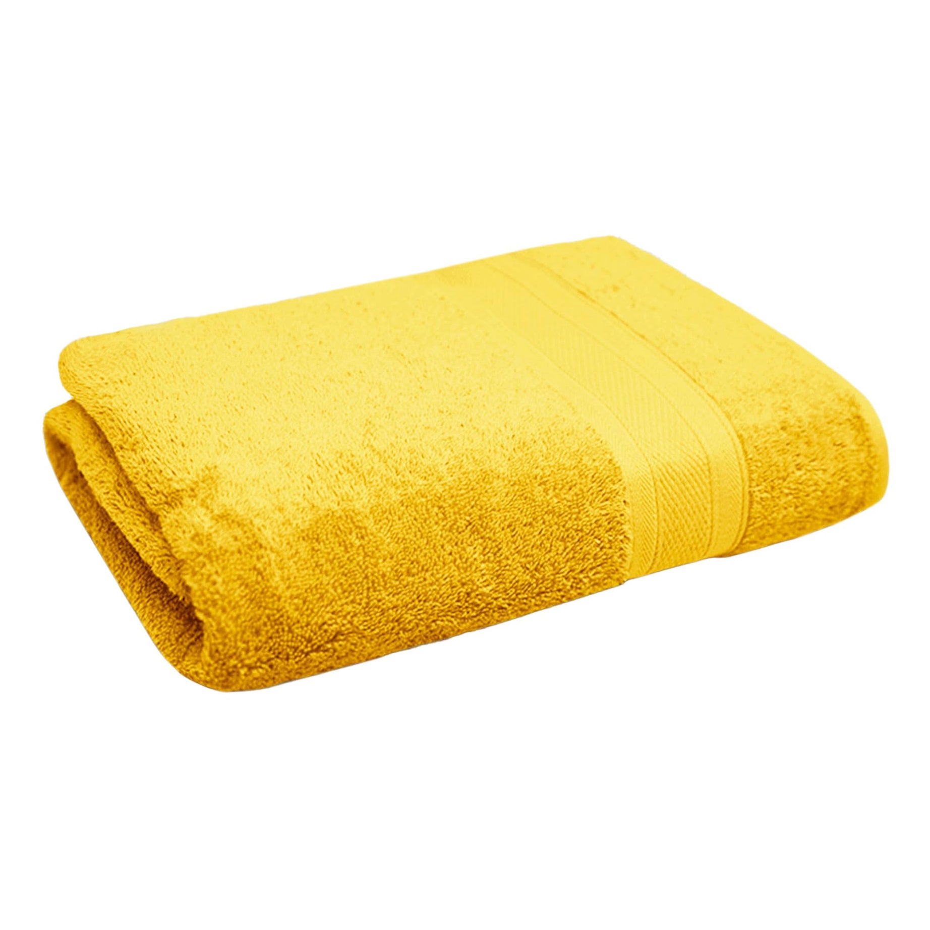 Trident Towels for Bath | Soft Comfort Towels | Highly Absorbent | Super Soft Bath Towel for Men/Women | 1 Piece Towels for Bath Large Size |100% Cotton 500 GSM | 76 cms x 137 cms - Mustard Yellow