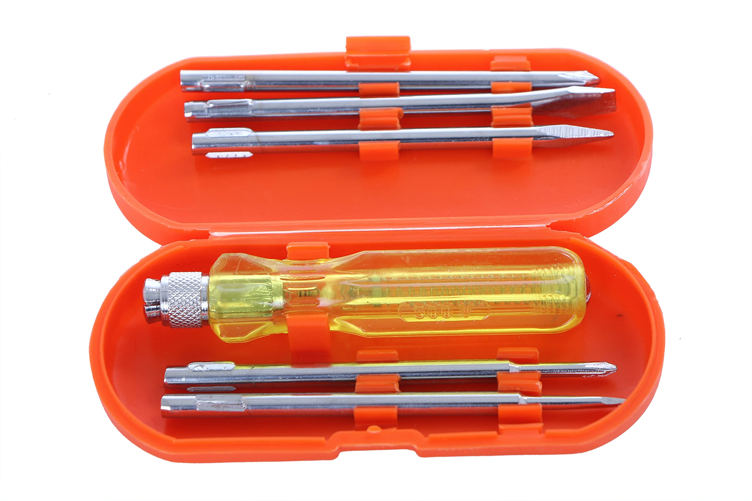 DURELO D-812 Screwdriver Set With Five Blades and Electrical Tester for Multipurpose Application