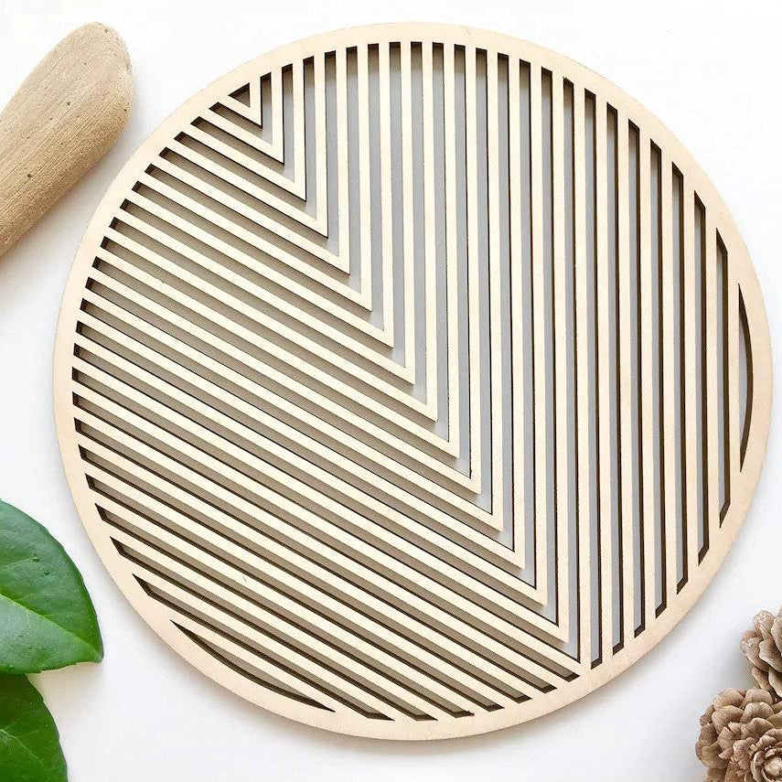 FUN RUN Bamboo Multi Trivet Mat Set Multi Function Kitchen Bamboo and Wood Non-Slip Insulation Table Mat Hot Pads Tool for Hot Dishes/Pot/Bowl/Teapot/Coaster/Hot Pot Holders. (19*19 4 pcs)