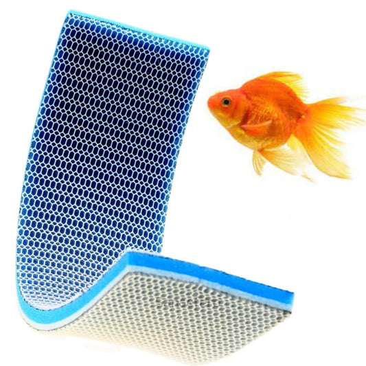 8 Layer High Density Filter Cotton Reusable Aquarium Filter Nano Gel Free Aquarium Filter Pad for Fish Tank with Cuttable for Aquarium/Pond Filteration (40 x 15 Cm) 8D Random Colour