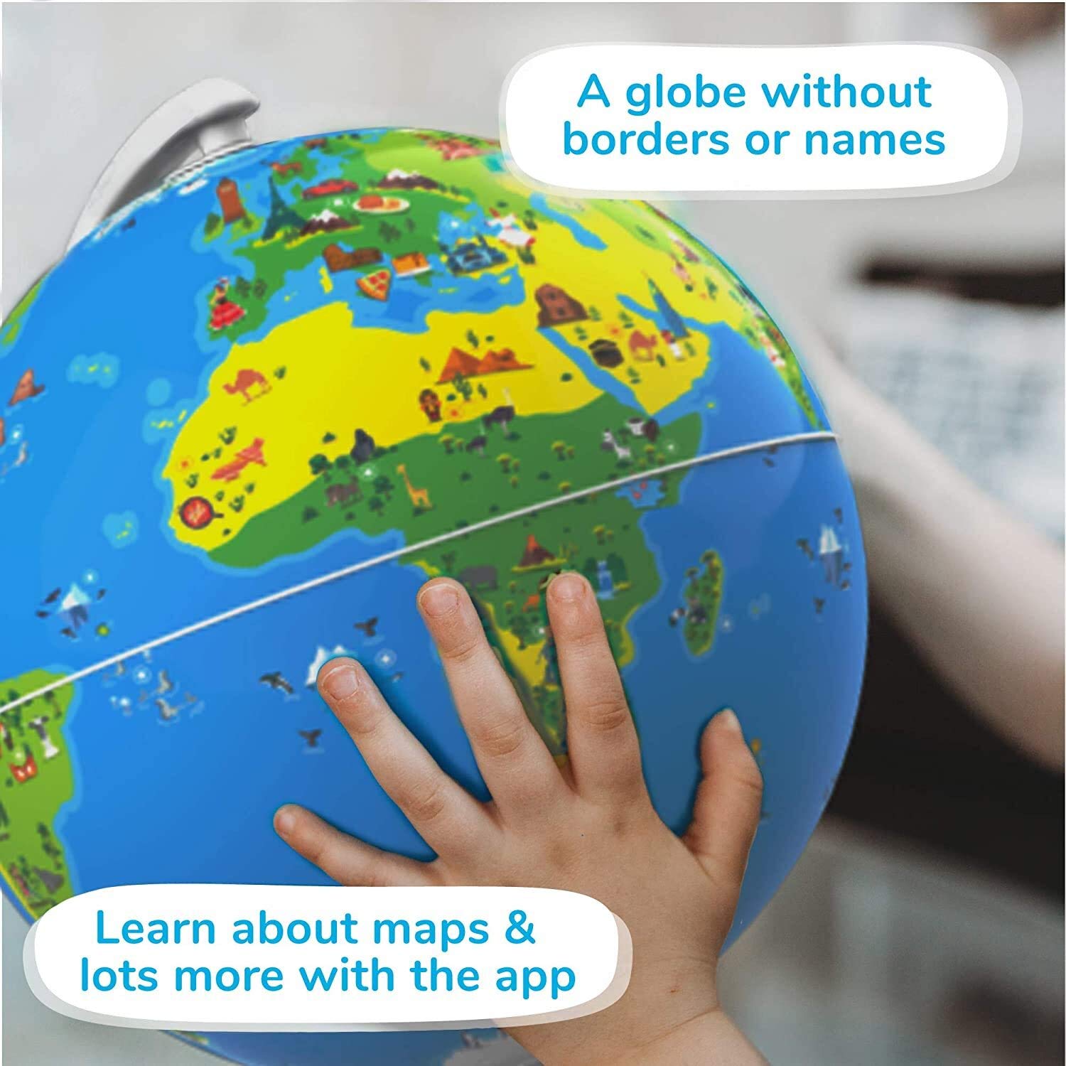 PlayShifu Educational Globe for Kids with 1000+ Facts on Animals, Places, Monuments and More - Orboot Earth Augmented Reality Based Fun Learning, Interactive Game ( 4-10 Years)