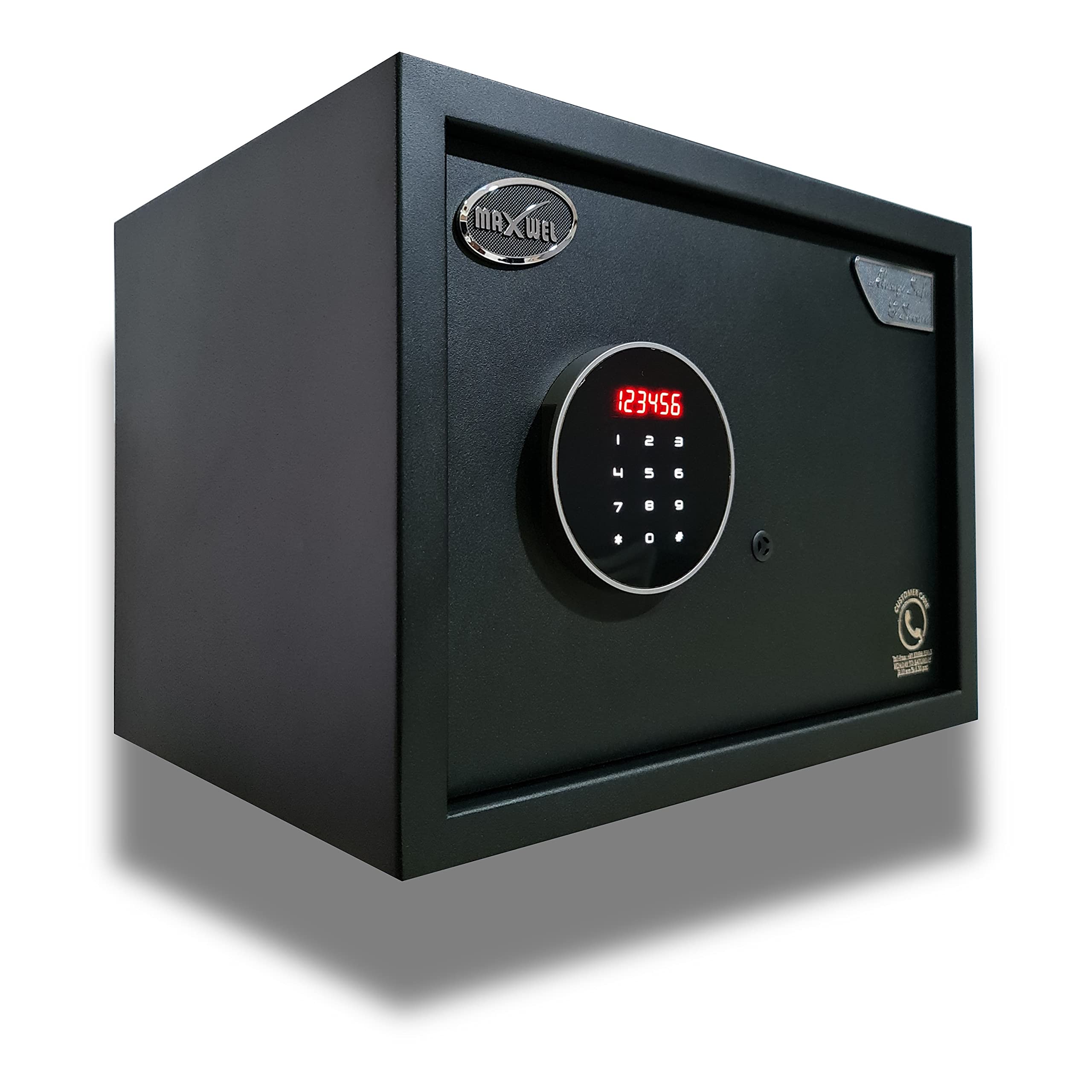 Maxwel Safe (30 Litres) Digital Electronic Locker w/Touch Screen Panel | Home Safe with Keypad for User Pin | Keys for Emergency