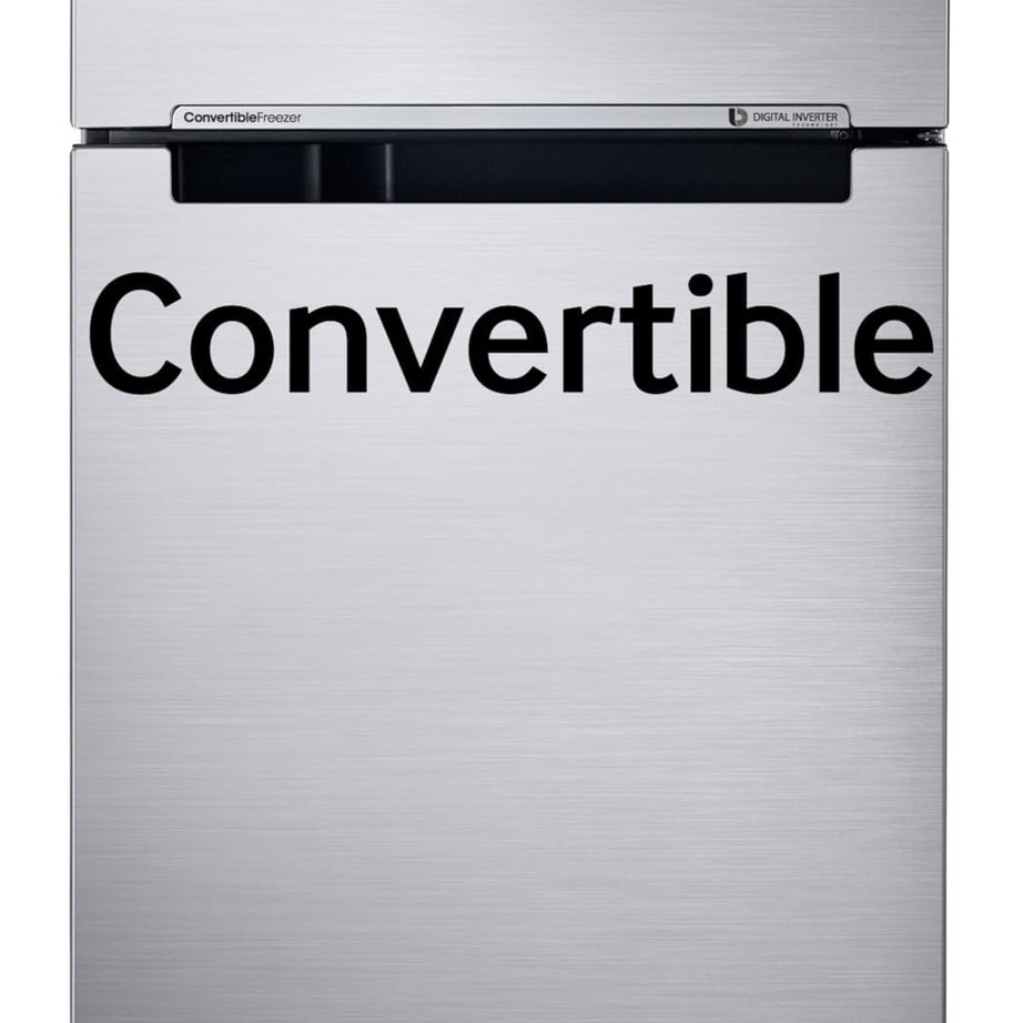 Samsung 256L 3 Star Convertible 3 In 1 Digital Inverter Frost-Free Double Door Refrigerator Appliance (RT30C3733S8/HL,Elegant Inox 2023)