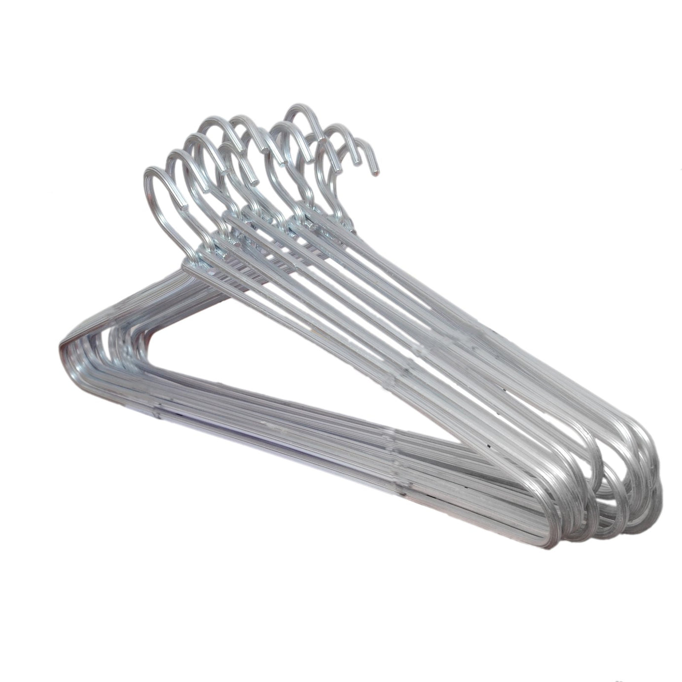 kdtraders 12-Piece Set of Aluminum Hanger (Silver)