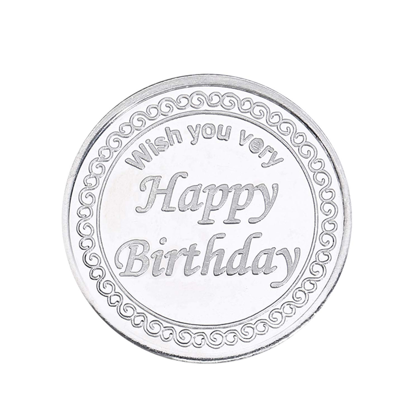 Ananth Jewels BIS Hallmarked Silver Coin 10 grams HAPPY BIRTHDAY GIFT