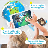 PlayShifu Educational Globe for Kids with 1000+ Facts on Animals, Places, Monuments and More - Orboot Earth Augmented Reality Based Fun Learning, Interactive Game ( 4-10 Years)