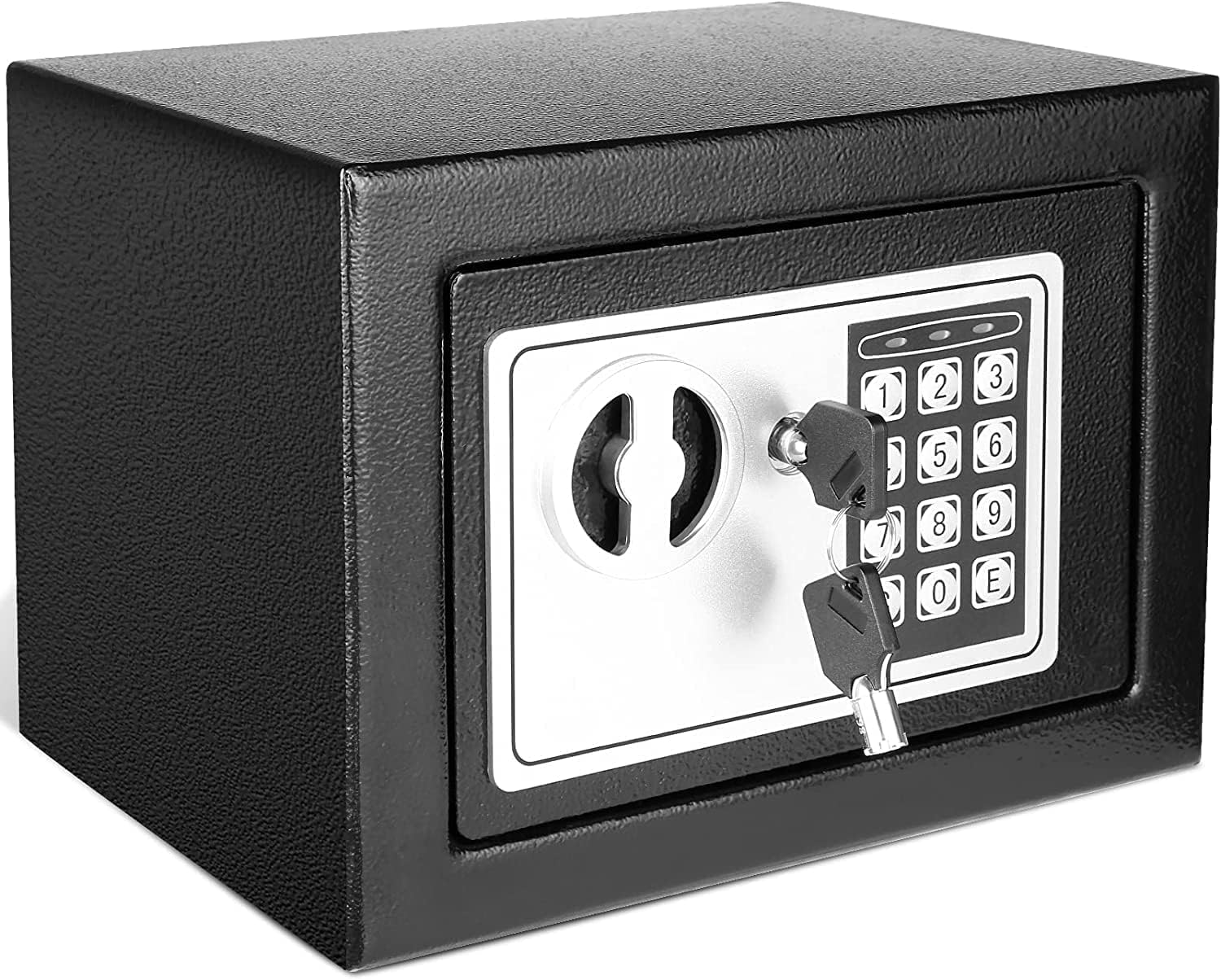 Vinskep Heavy Metal Digital &Key Electronic Safe Locker/locker Box for Home and Office for Jewellery Money Valuables -(BLACK)