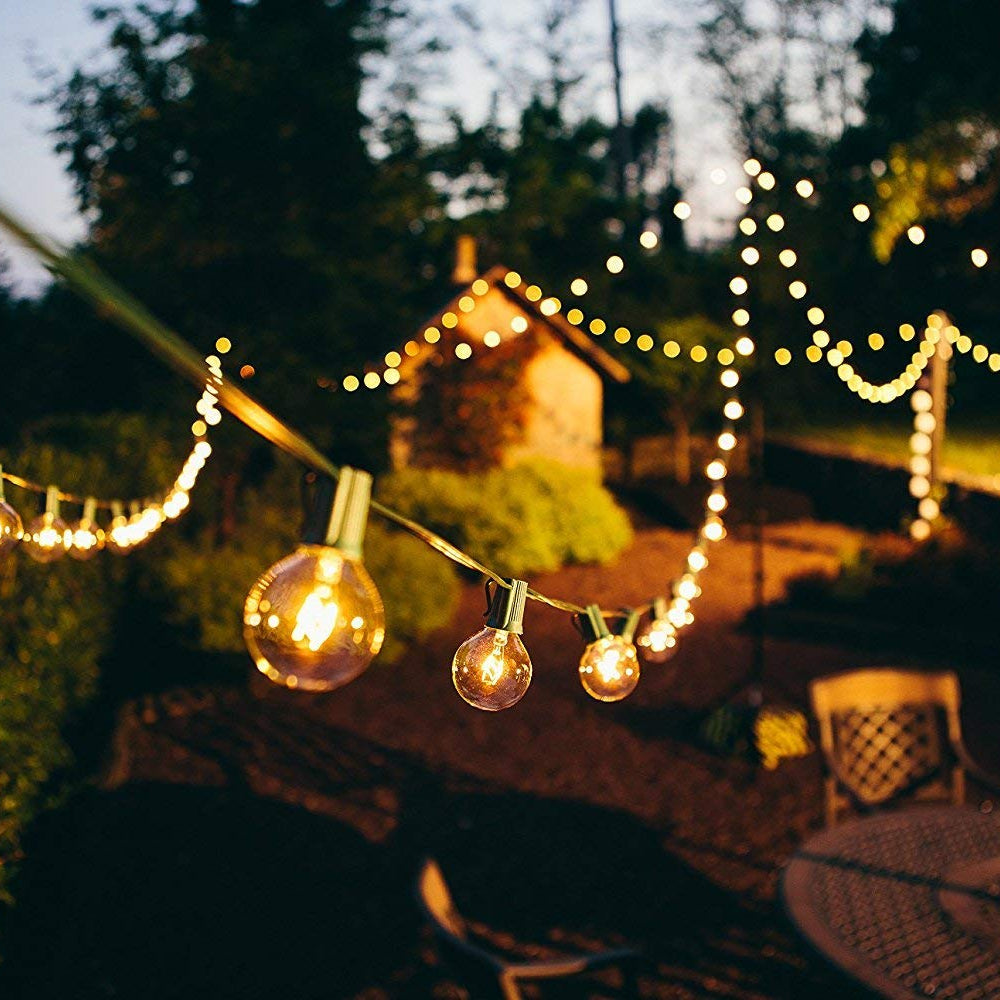 The Bright Storey ® 25 ft G40 Globe Hanging Indoor/Outdoor String Light