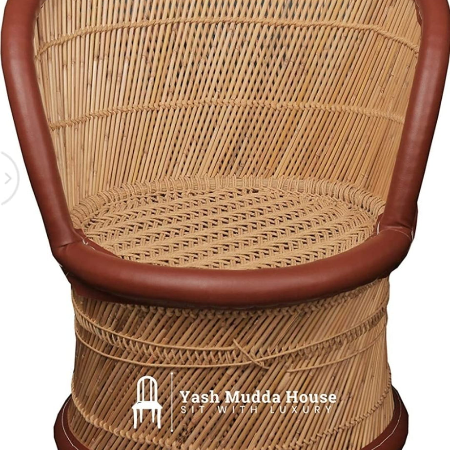 Yash Mudda House Handicraft Bamboo Chair for Outdoor - Brown