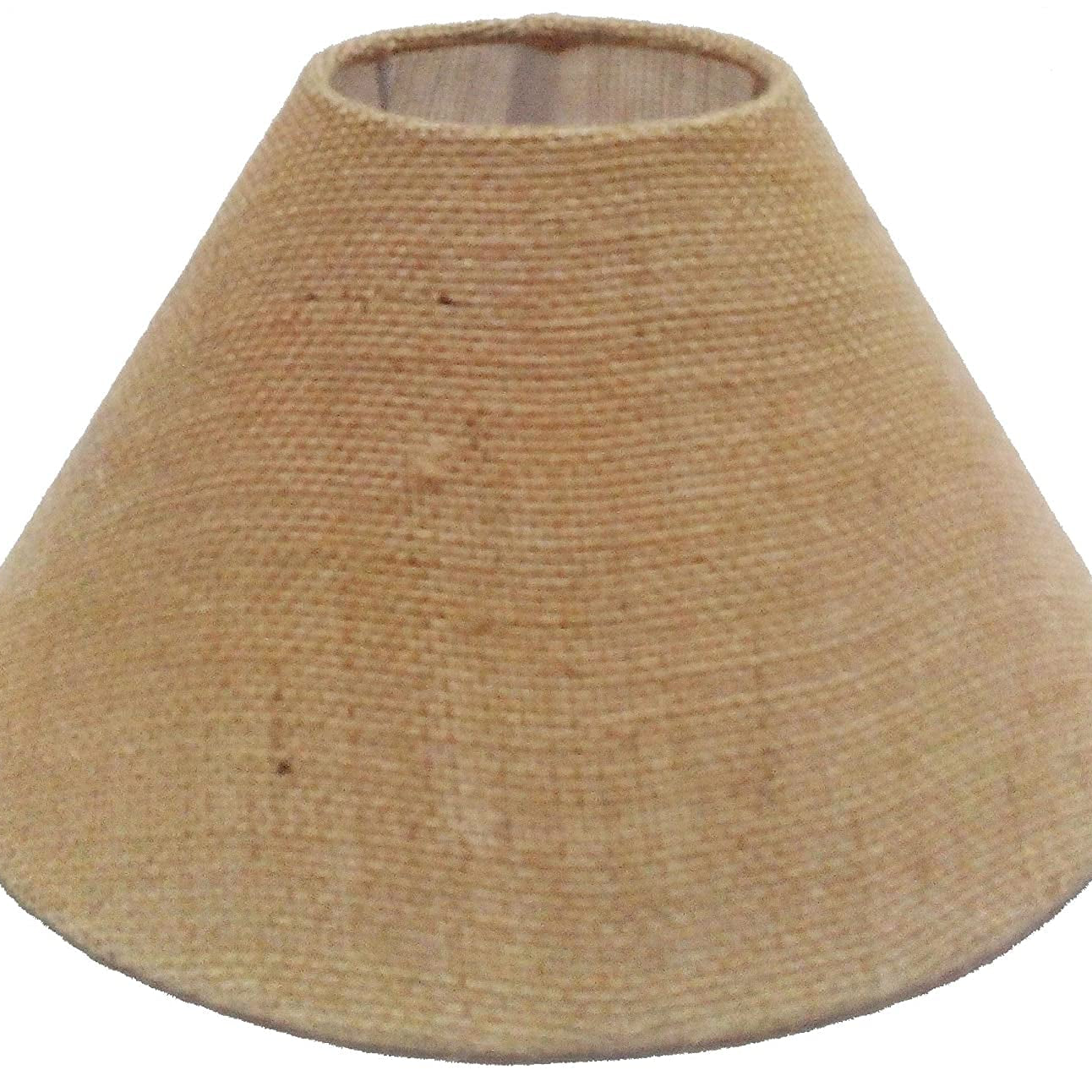 AMIR HANDICRAFTS Table Jute Lamp Shade Round Lamp Shade only (10 Inches, Sand Brown) Pack of 1