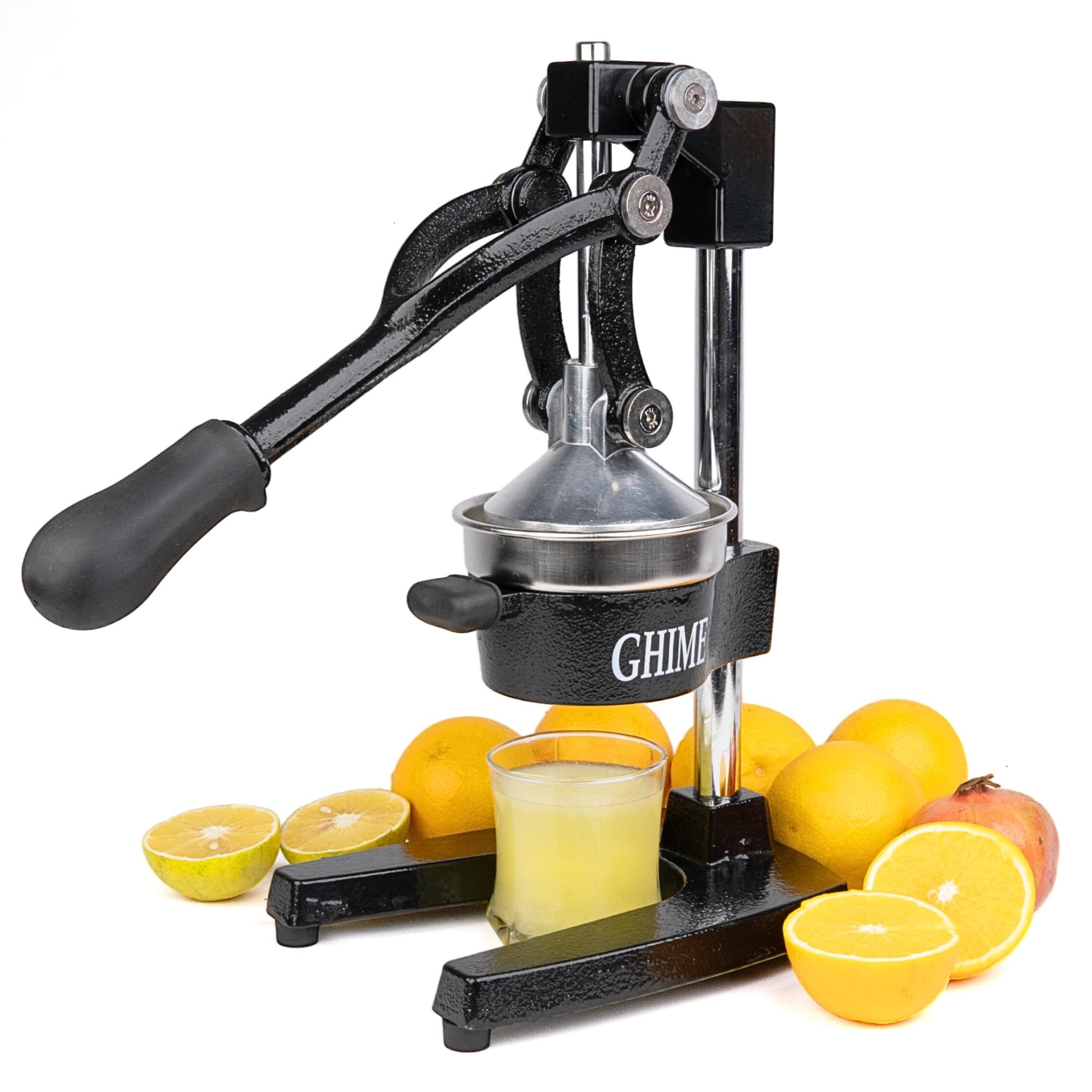 Ghime Hand Press Juicer Heavy Duty Stainless Steel Citrus Manual Juicer and Orange Squeezer - Black | 0 kilowatts