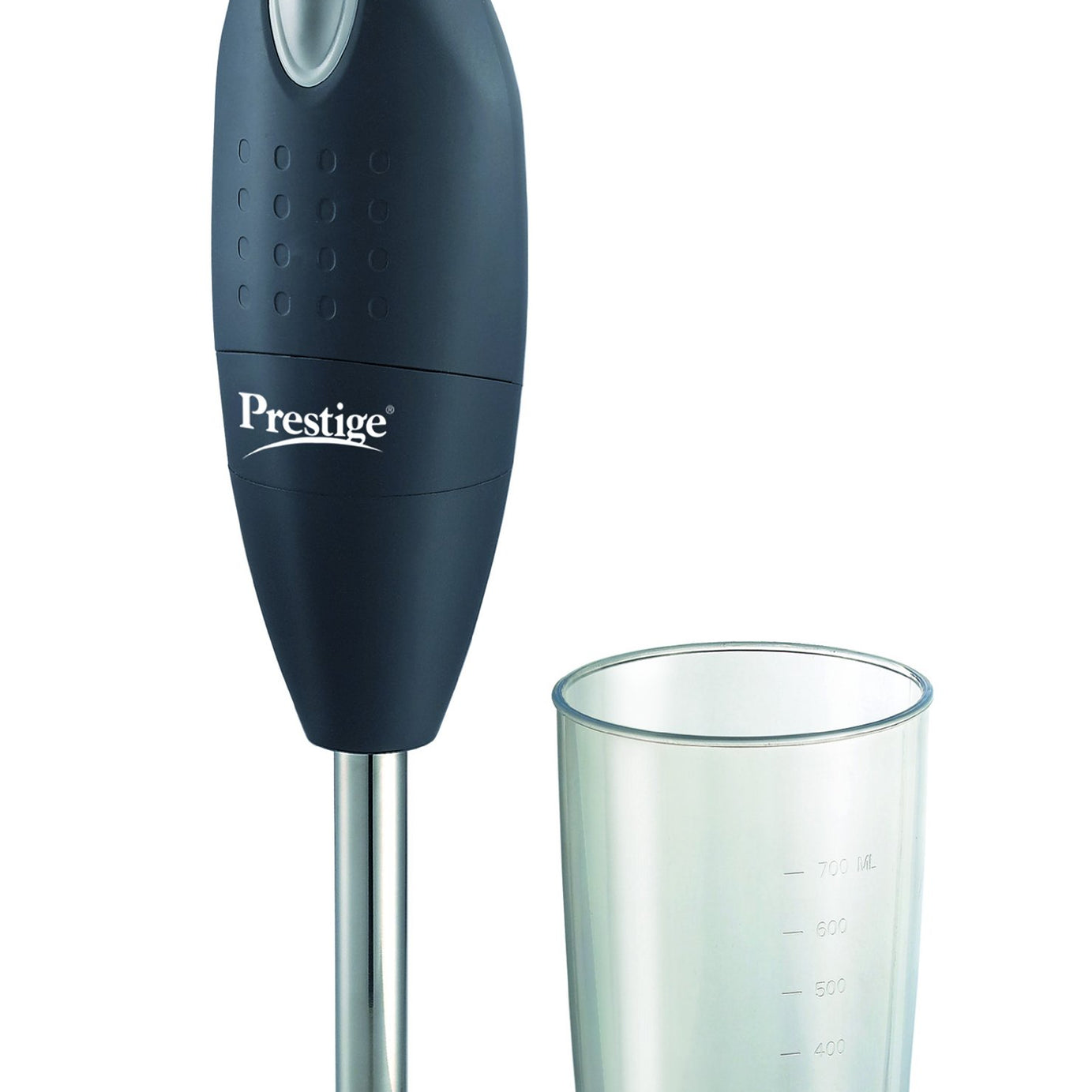 Prestige Stainless Steel Phb 5.0 200 Watt 2 Speed Hand Blender with Blending Jar - Black, 200 Watt