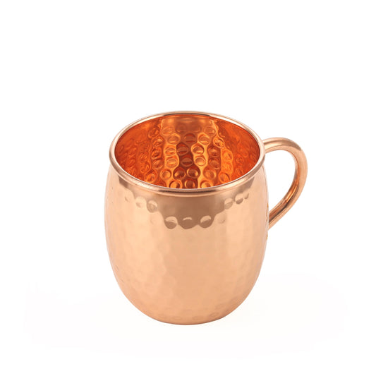 ALCU Shiny Copper Moscow Mule Mug Mule Beer Mug Cup Best for Parties Barware (Set of 1, 473ml)