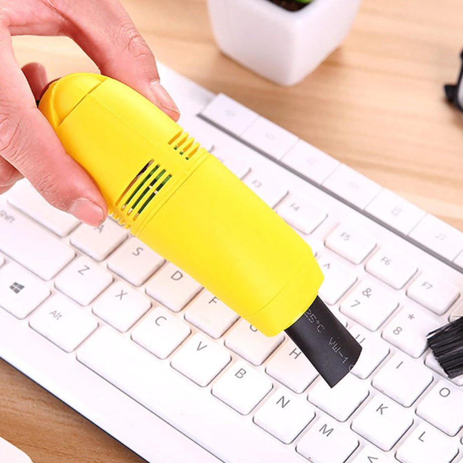 GTC USB Powered Mini Vaccume Cleaner for Laptop, Computer, Keyboard, Electronics Device, Car, Home (CMV-3016, Yellow (1)