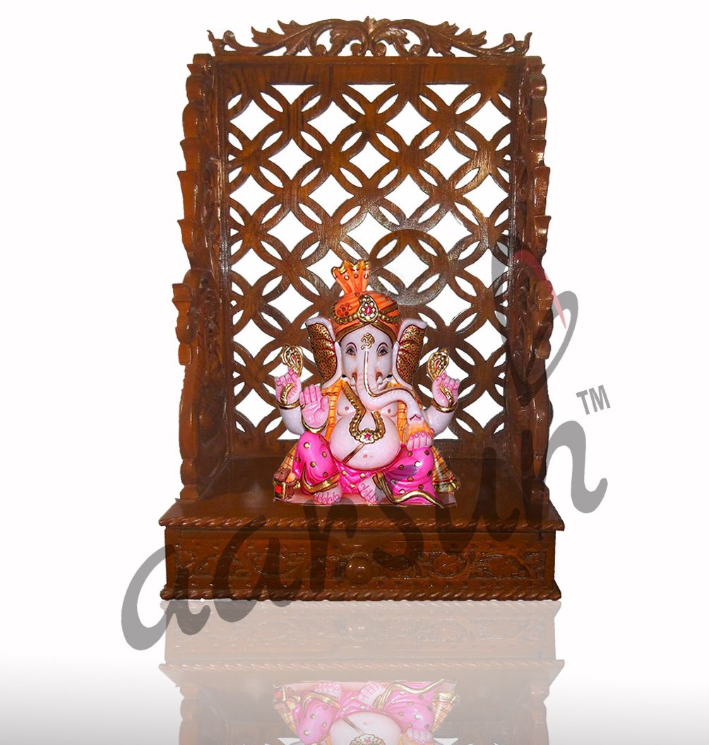 Aarsun Hand-carved Sheesham Wooden Temple || Mandir for home || Prayer unit