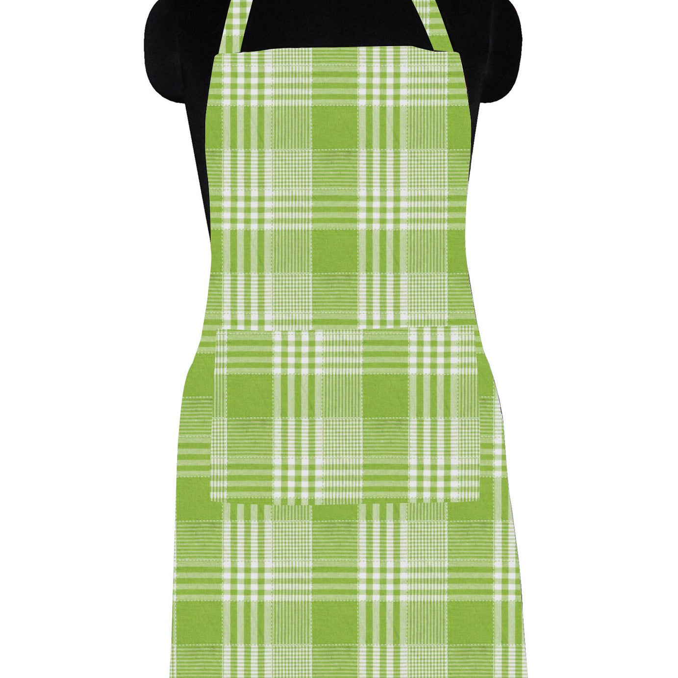 AIRWILL Cotton Kitchen Cooking Aprons (Track Green)