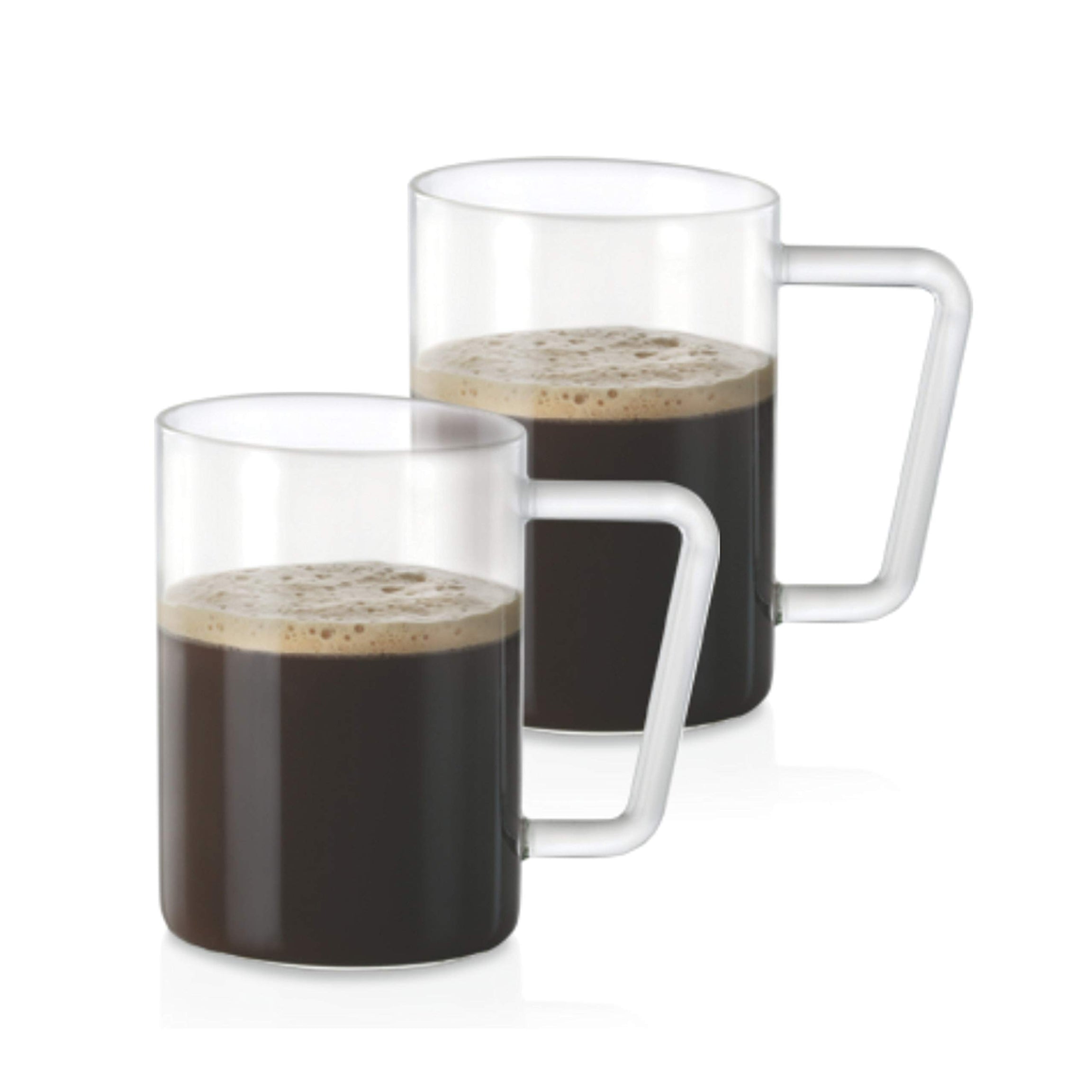 Borosil Glass Beer Mug - Set of 2, Transparent, 500ml