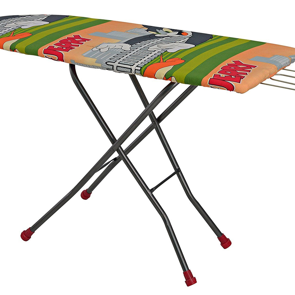 Parasnath Heavy Duty Folding Ironing Board Table 18" X 48" (Colour May Vary, Multi-Color)