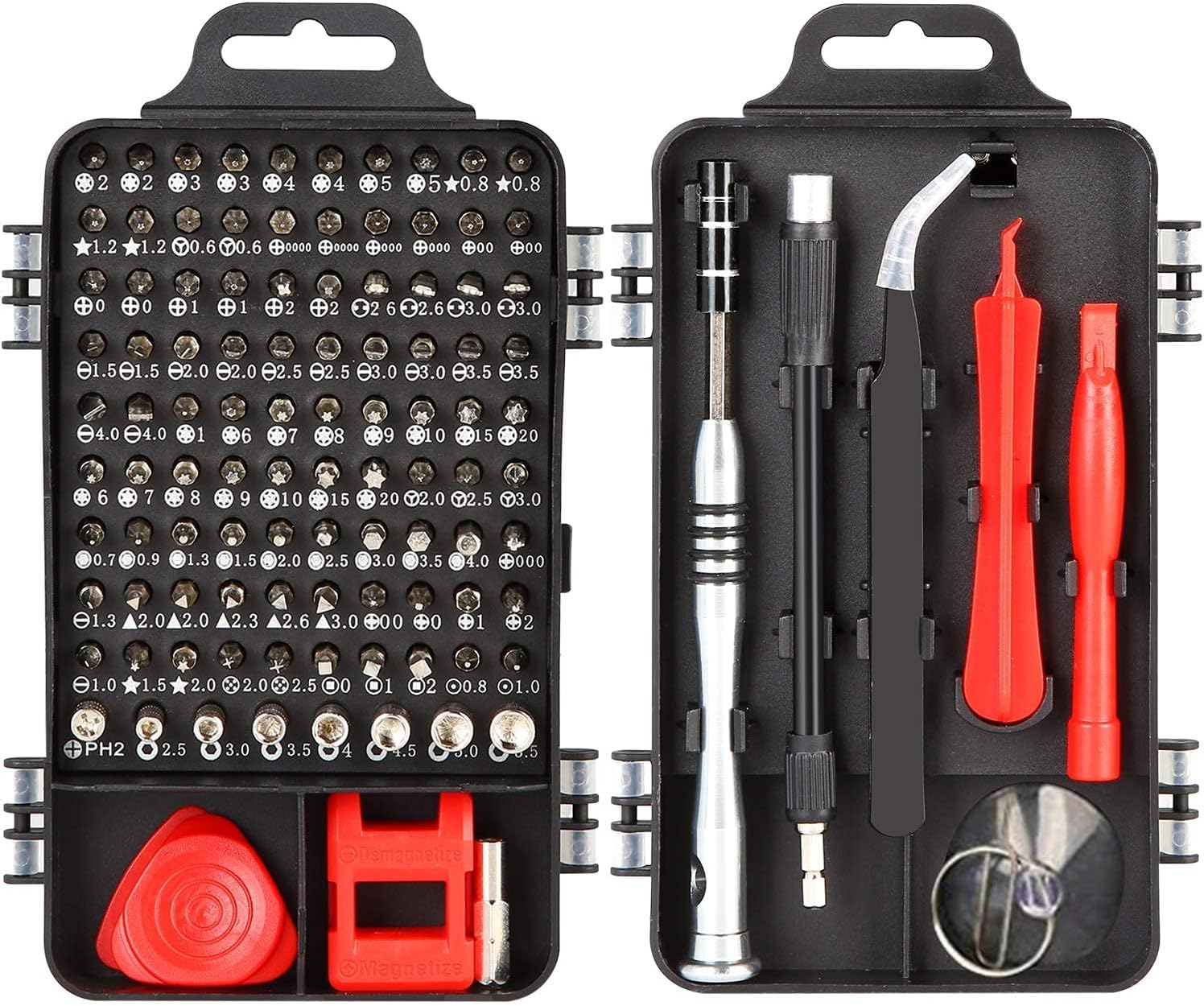 Xool Latest PC Repair Screwdriver Set, 112 in 1 Professional Precision Screwdriver Set, Multi-Function Magnetic Repair Computer Tool Kit For Mobiles/Tablets/Glasses/Laptop/PC (112pcs in 1)