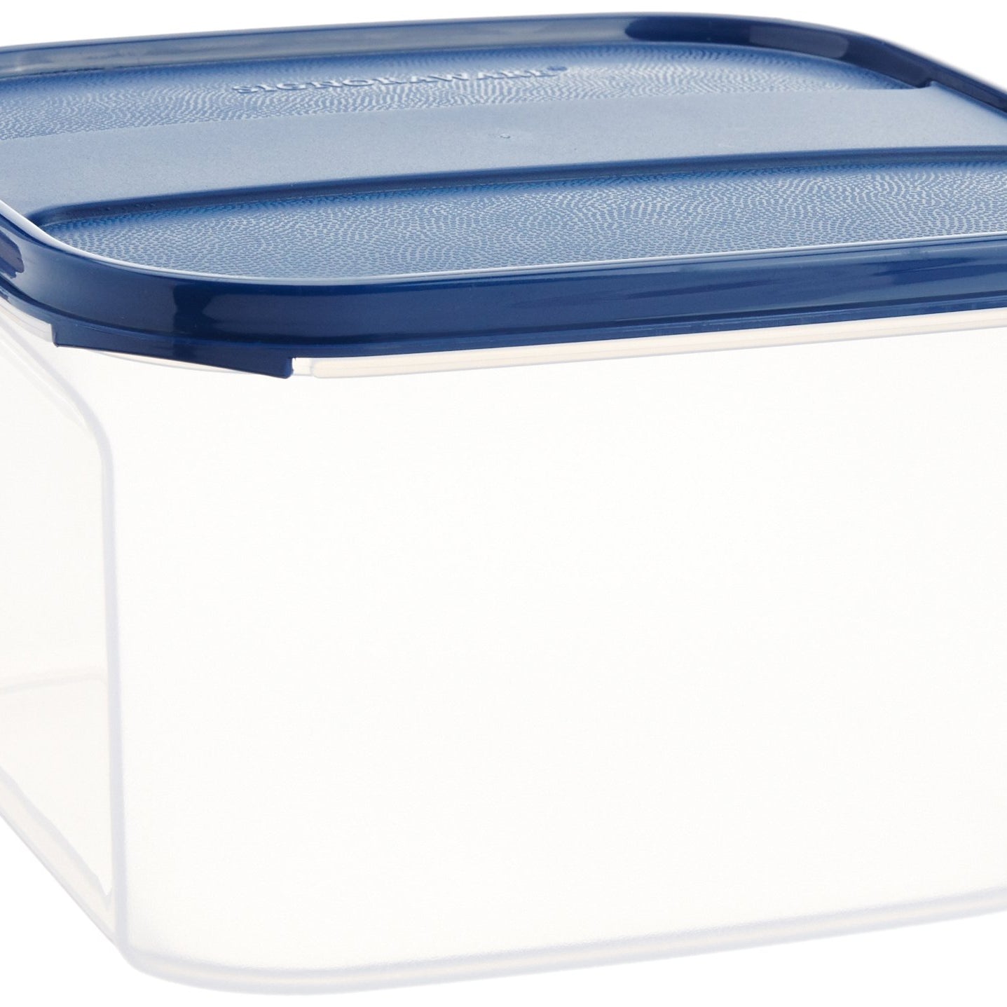 Signoraware 2.6 Litres Modular Multi-Purpose Plastic Containers with Lid for Kitchen Storage | Food Grade BPA Free Leak Proof | Spices Atta Grains and More Organizers (2600ml, Mod Blue)