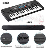 VEBETO Kids Piano with Mic (1 Year Extended Warranty) 37 Keys 8 Rhythms 8 Tones 6 Demos Portable Electronic Keyboard Toy Beginners Educational Songs Recording Musical Toys Age 3 to 5 Years Boys Girls