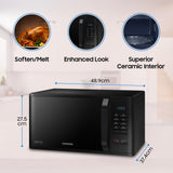 Samsung 23 L Solo Microwave Oven (MS23A3513AK/TL, Black, Gift for Every Occasion)