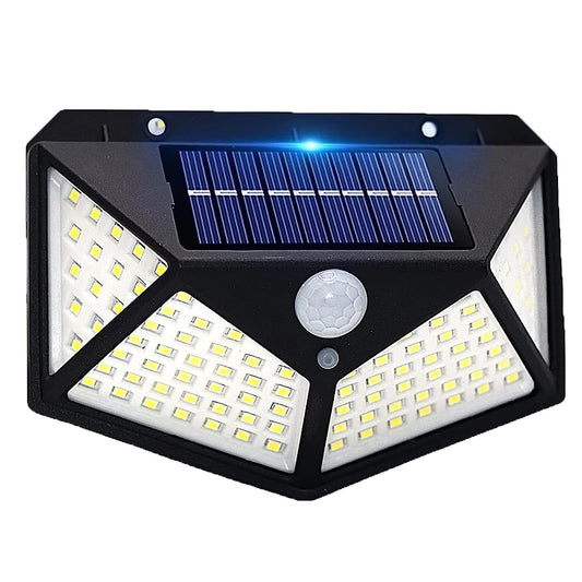 VARNITYA Solar Lights Outdoor Waterproof LED Lamp with IP65 Waterproof Motion Sensor Wall Lights and with Light and Motion Sensor for Home Garden Balcony