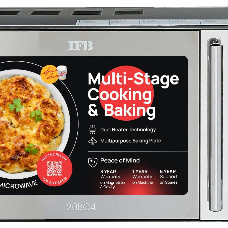 IFB 20 L Convection Microwave Oven (20BC4, Black)