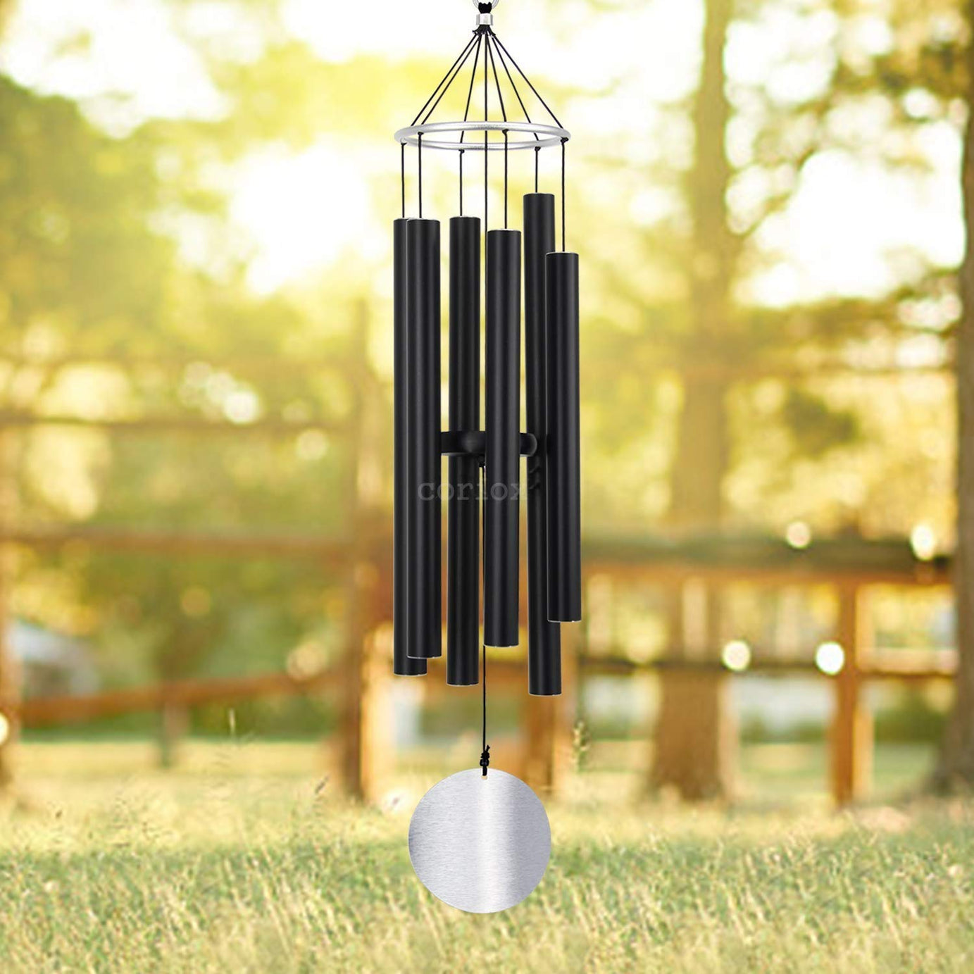 TIMESETL Wind Chimes Outdoor Large Deep Tone,30 Inch Large Wind Chimes for Outside Tuned Relaxing Soothing Low Bass,Memorial Wind Chimes