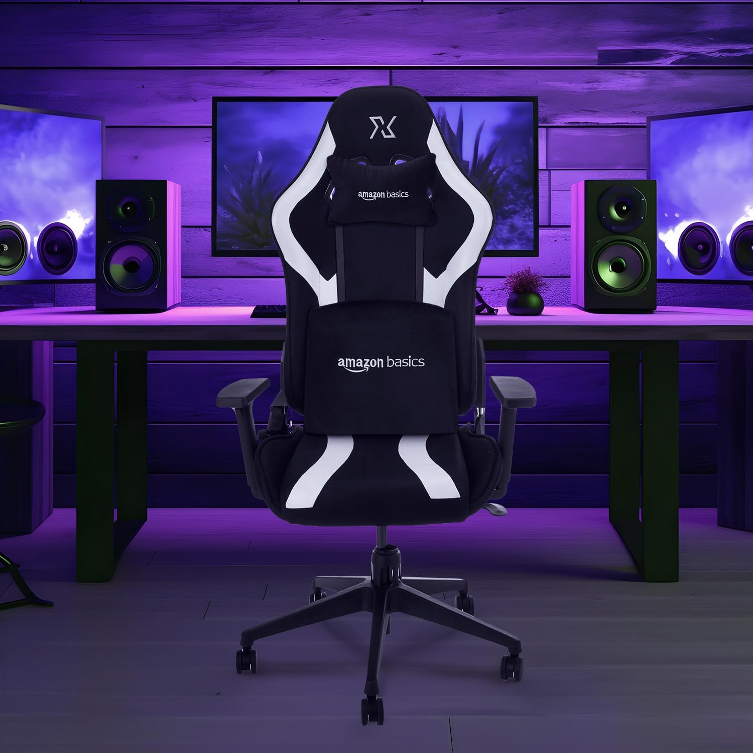 Amazon Basics Euphora Gaming Chair (White)