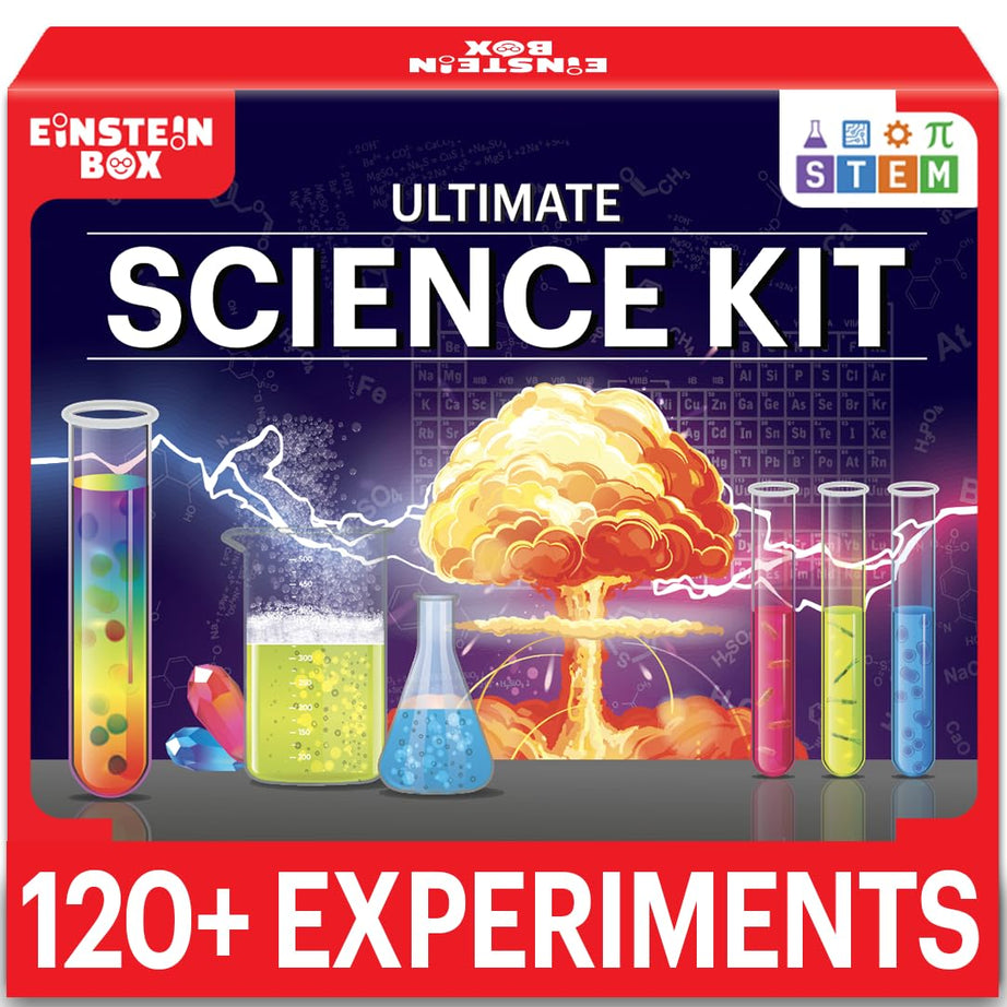 Einstein Box Ultimate Science Kit for Boys and Girls Ages 8-12-14| Birthday Gifts Ideas for Kids| STEM Learning Toys for 8,9,10,11,12,13,14 Year Olds|