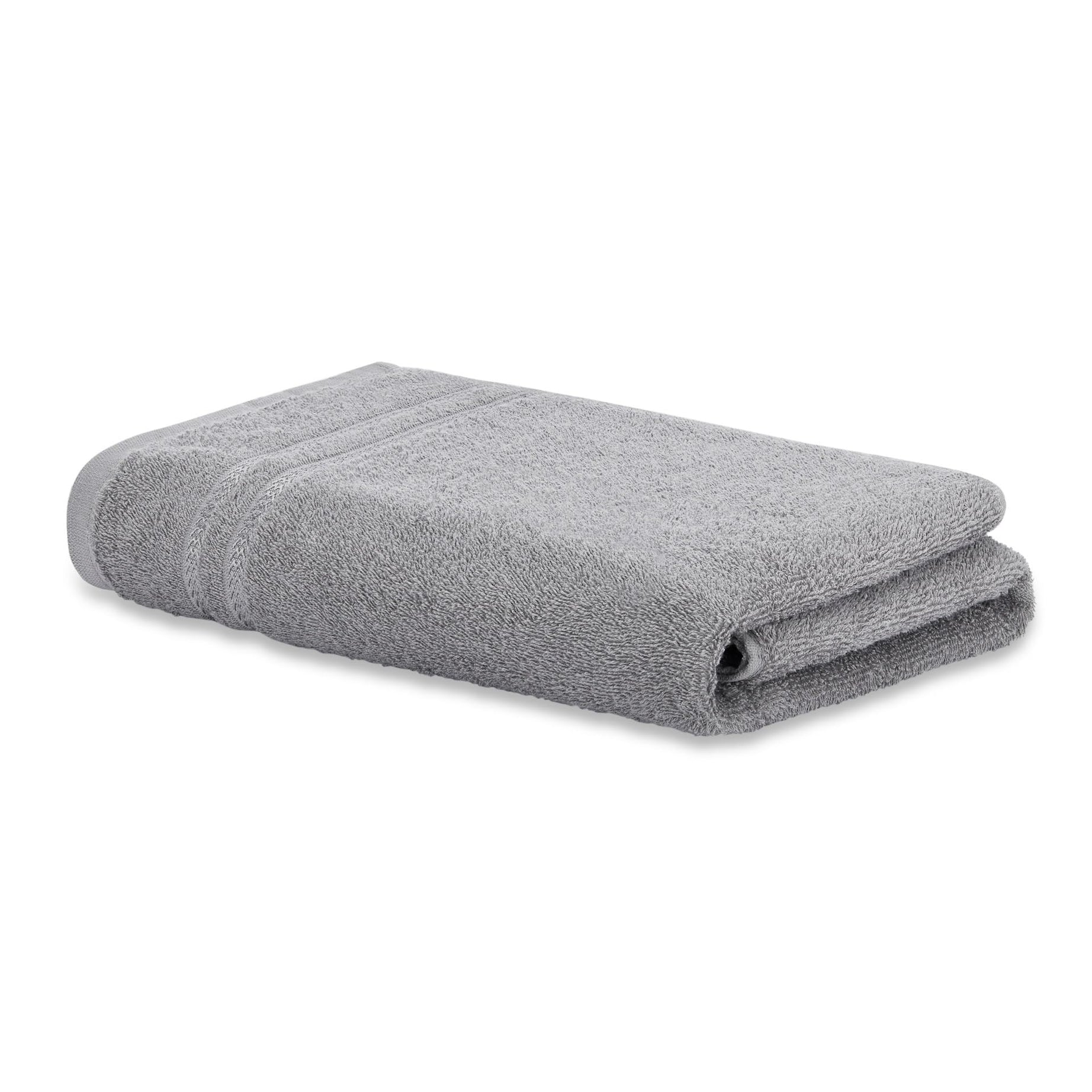 Welspun 100% Cotton Quick Dry Bath Towel | High Absorbency Super Soft, Fast Drying Towels for Bath | 380 GSM Large Size 1 Piece Bath Towel for Men and Women | Sized 70cm X 137cm Grey