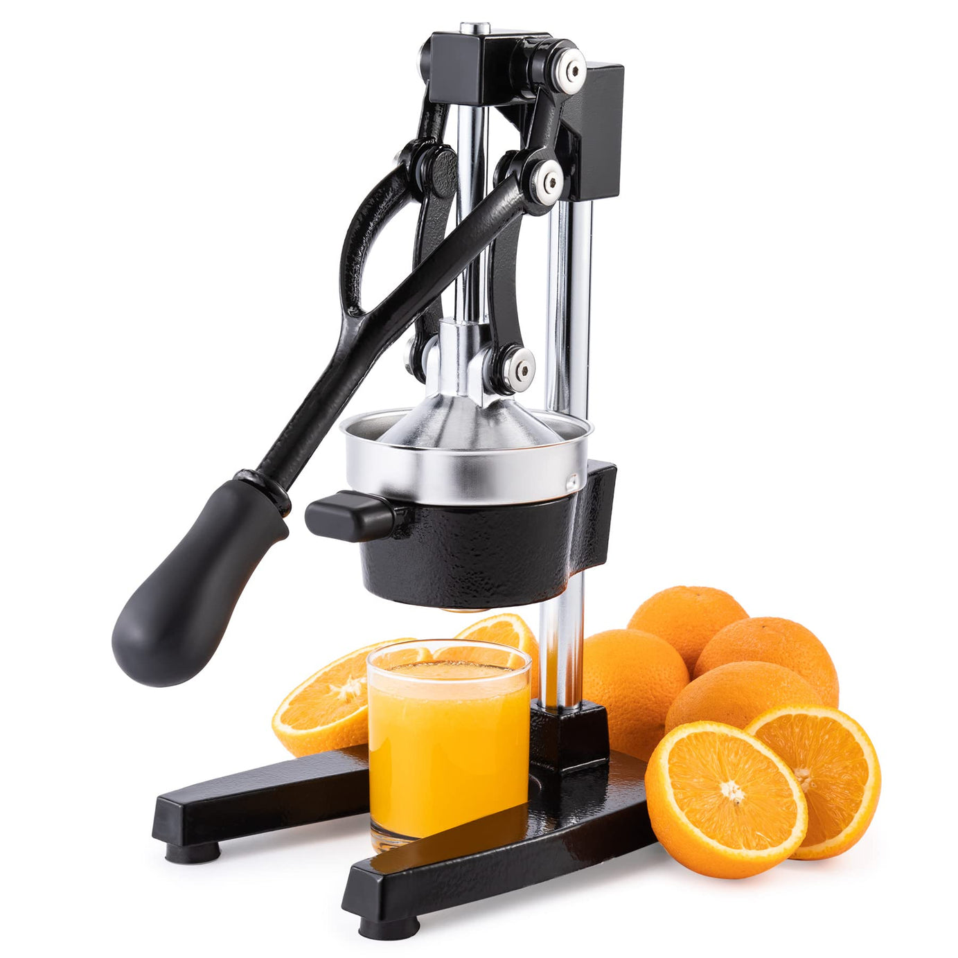 CO-Z Commercial Grade Citrus Juicer Professional Hand Press Manual Fruit Juicer Metal Juice Squeezer Heavy Duty Orange Juicer Citrus Orange Lemon Lime Pomegranate,150 Watts