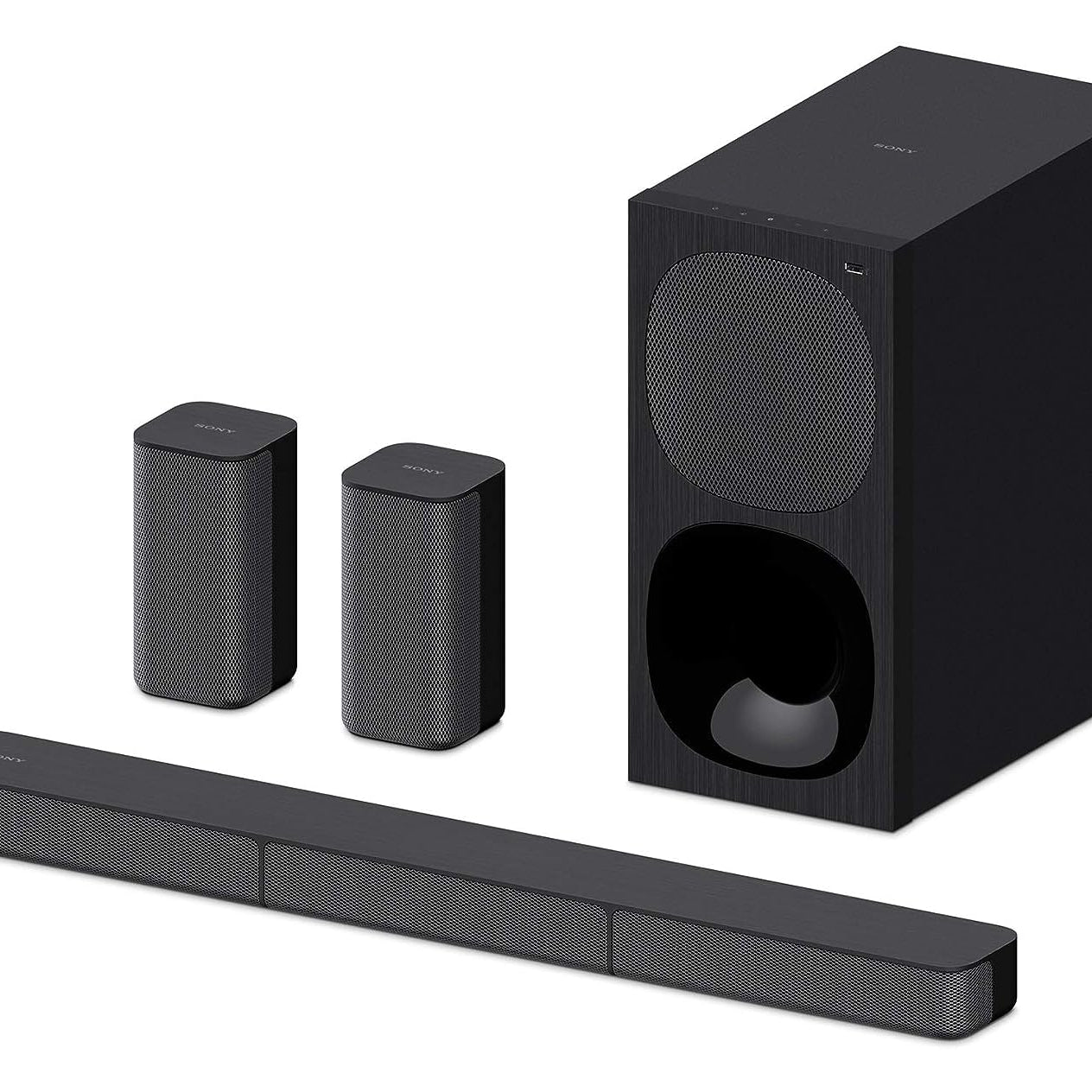 Sony HT-S20R Real 5.1ch Dolby Digital Soundbar for TV with subwoofer and Compact Rear Speakers, 5.1ch Home Theatre System (400W,Bluetooth & USB Connectivity, HDMI & Optical connectivity)