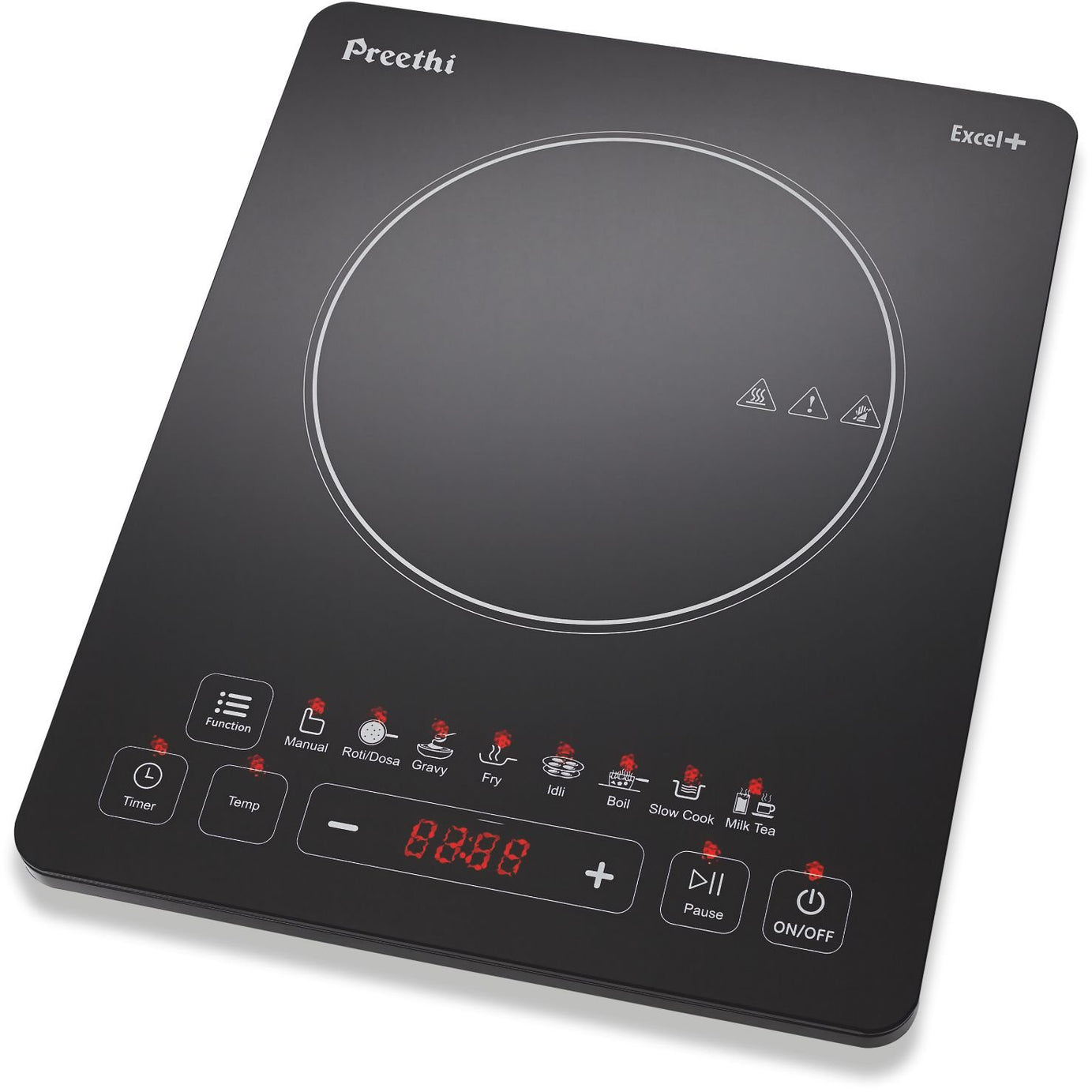 Preethi Excel Plus 117 1600-Watt Induction Cooktop (Black)