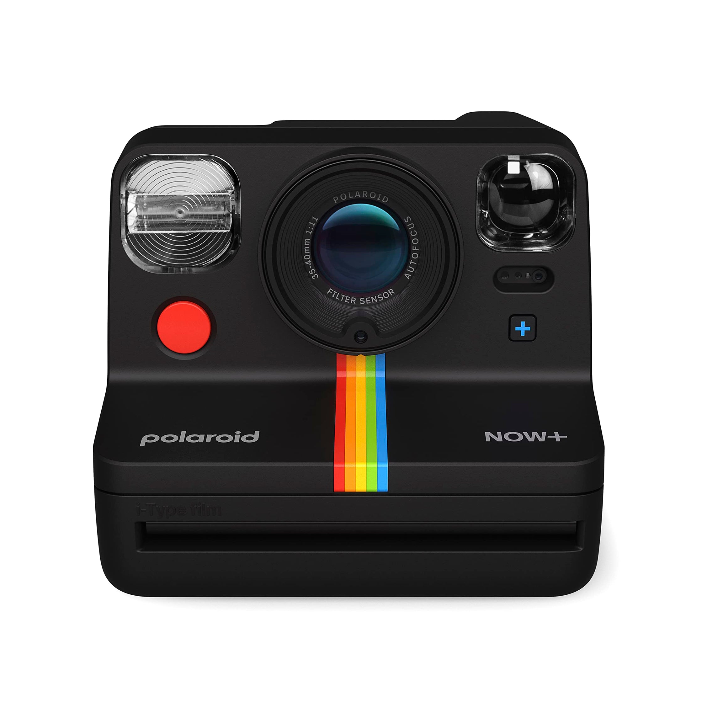 Polaroid Now+ 2nd Generation I-Type Instant Film Bluetooth Connected App Controlled Camera - Black (9076)