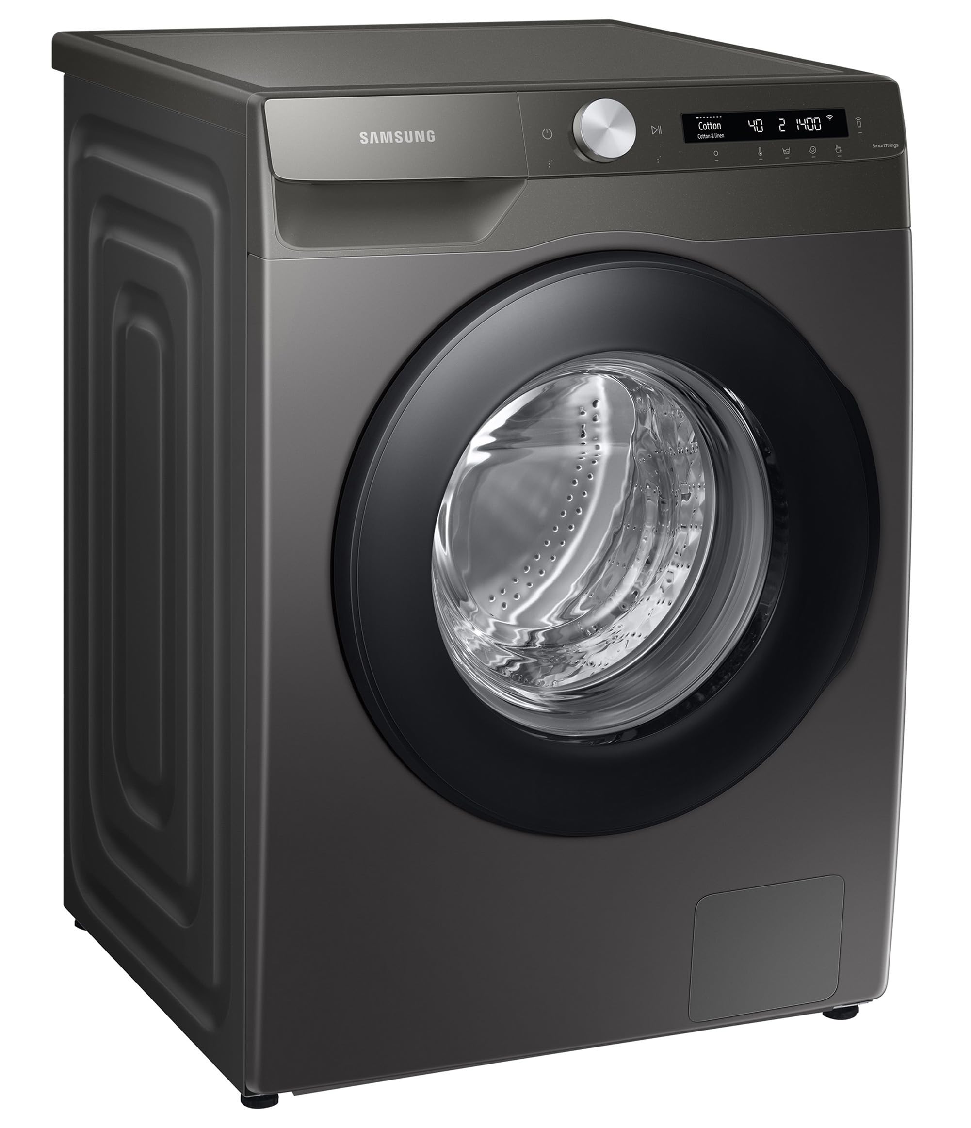 Samsung 9 kg, 5 Star, Eco Bubble Technology, AI Control , Wi-Fi, Digital Inverter Motor, Fully-Automatic Front Load Washing Machine Appliance (WW90T504DAN1TL, Hygiene Steam, Inox)