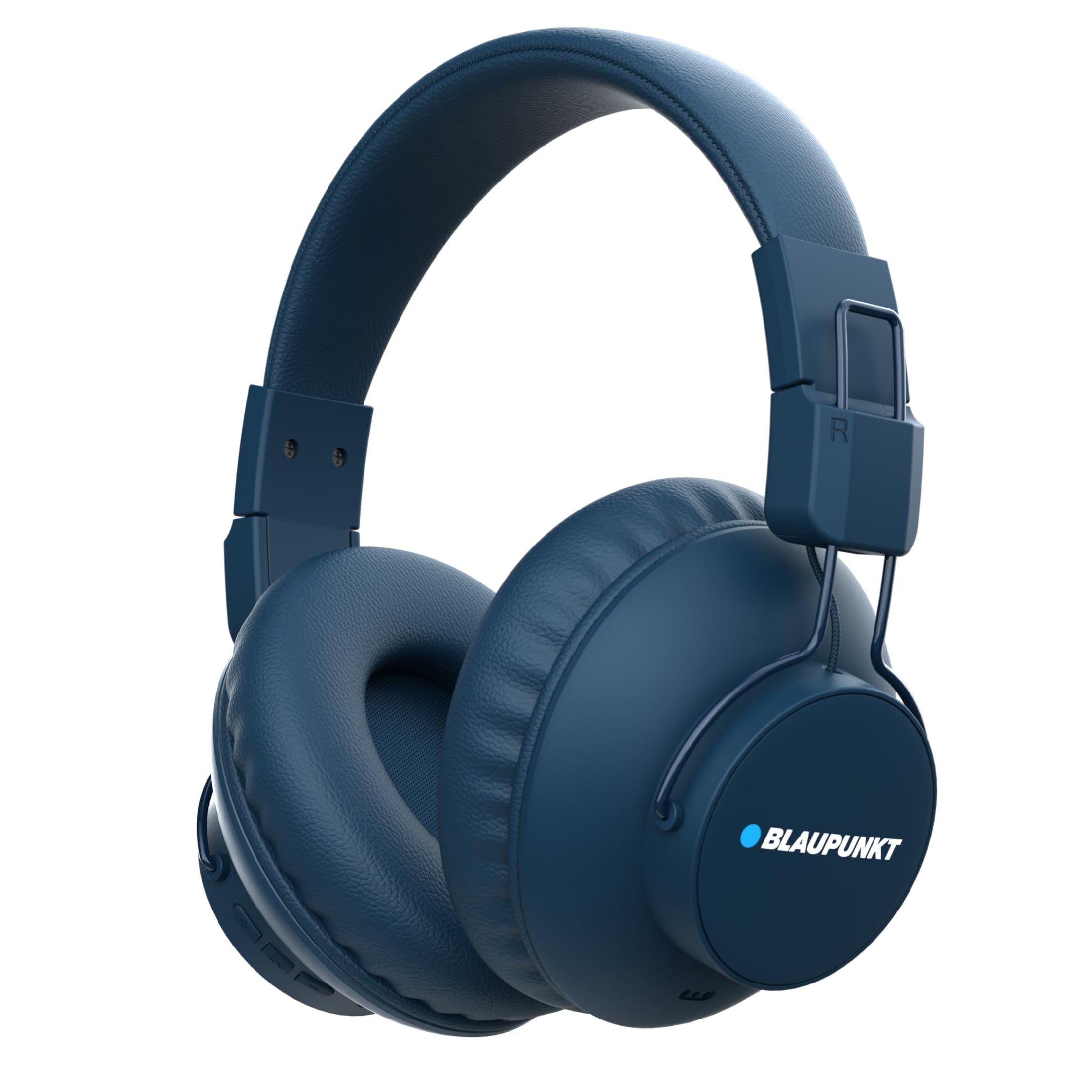 Blaupunkt Newly Launched BH41 Bluetooth Wireless Over Ear Headphones I Long Playtime I 40MM Drivers I Foldable I Flexible & Light Weight I Built in Mic I TurboVolt Fast Charging