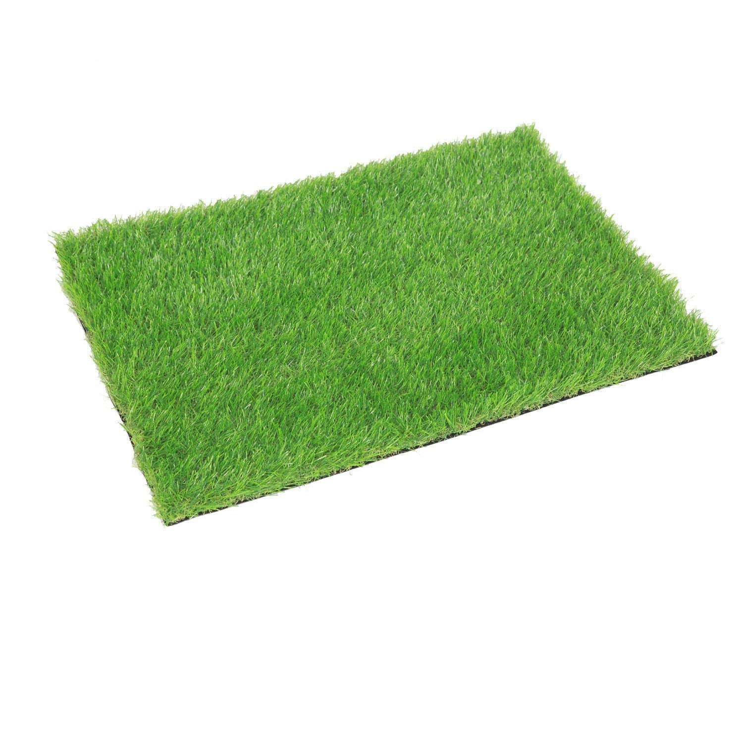 IVAZA Artificial Grass Door Mat Fake Grass Rug Entrance Carpet Doormat for Indoor Outdoor Realistic Green Landscape Lawn Pad Synthetic Grass (12 X 18 inch)