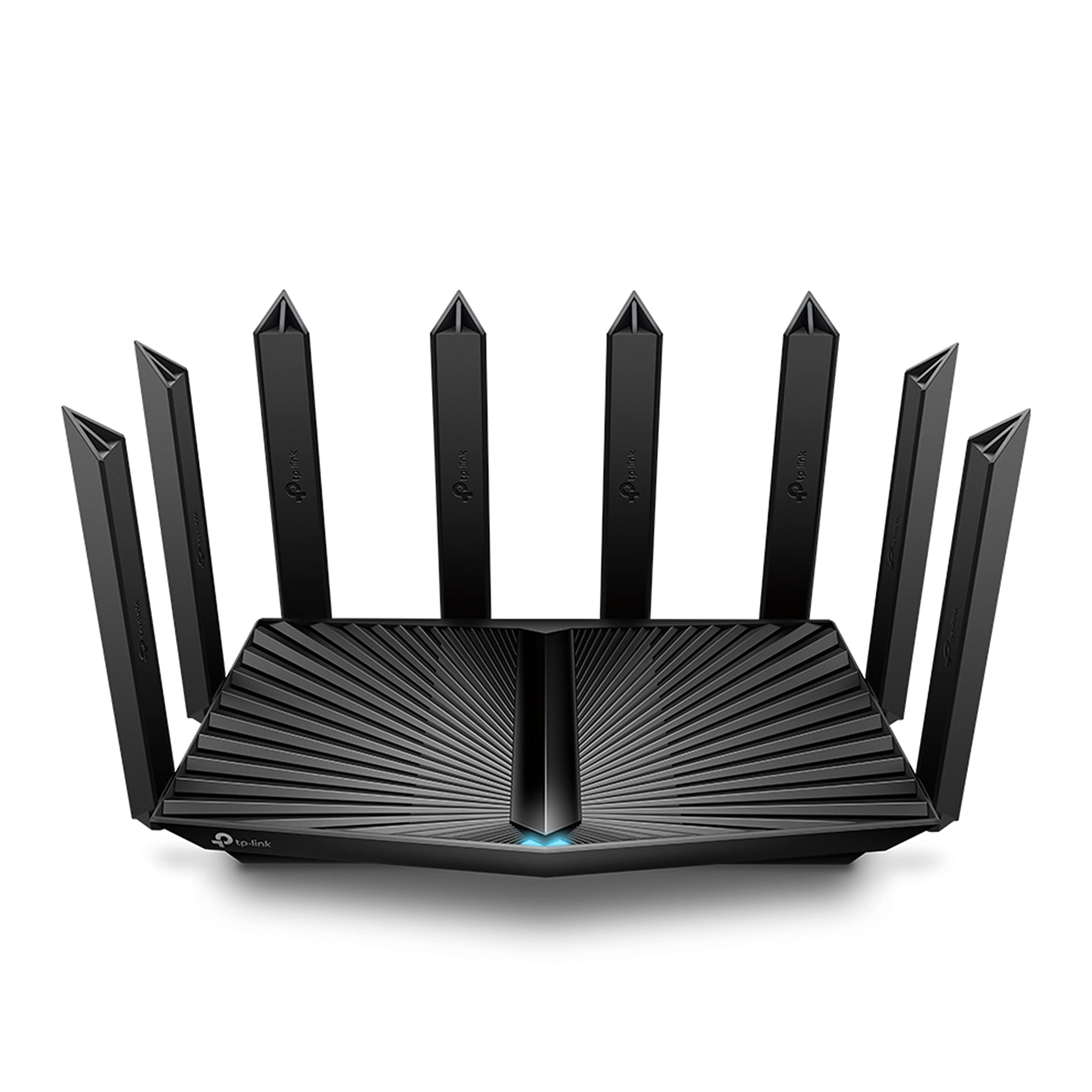 TP-Link AX7800 Tri-Band Gigabit 8-Stream Wi-Fi 6 Router, 7800 Mbps, 1×2.5 Gbps+4×1 Gbps Ports, 1.7 GHz Quad-Core CPU, USB 3.0+2.0, Ideal for Gaming Xbox/PS4/Steam&4K/8K, OneMesh (Archer AX95), Black