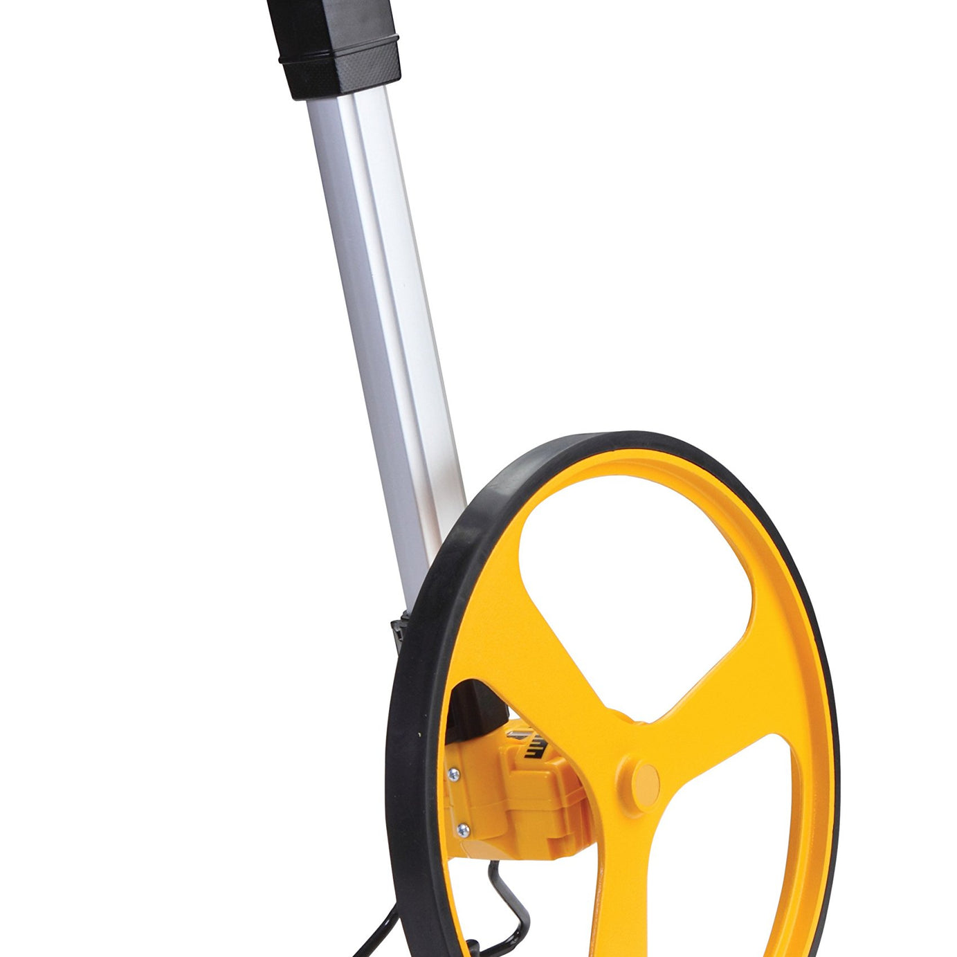 JCB HAND TOOLS Measuring Wheel - 12" wheel counts upto 10,000 feet. Complete with Built in stand, 22025855