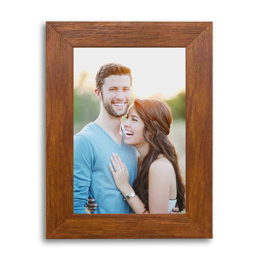 Art Street Synthetic Table & Wall Photo Frame for Home Décor (4 x 6 Inchs, Dark Brown)