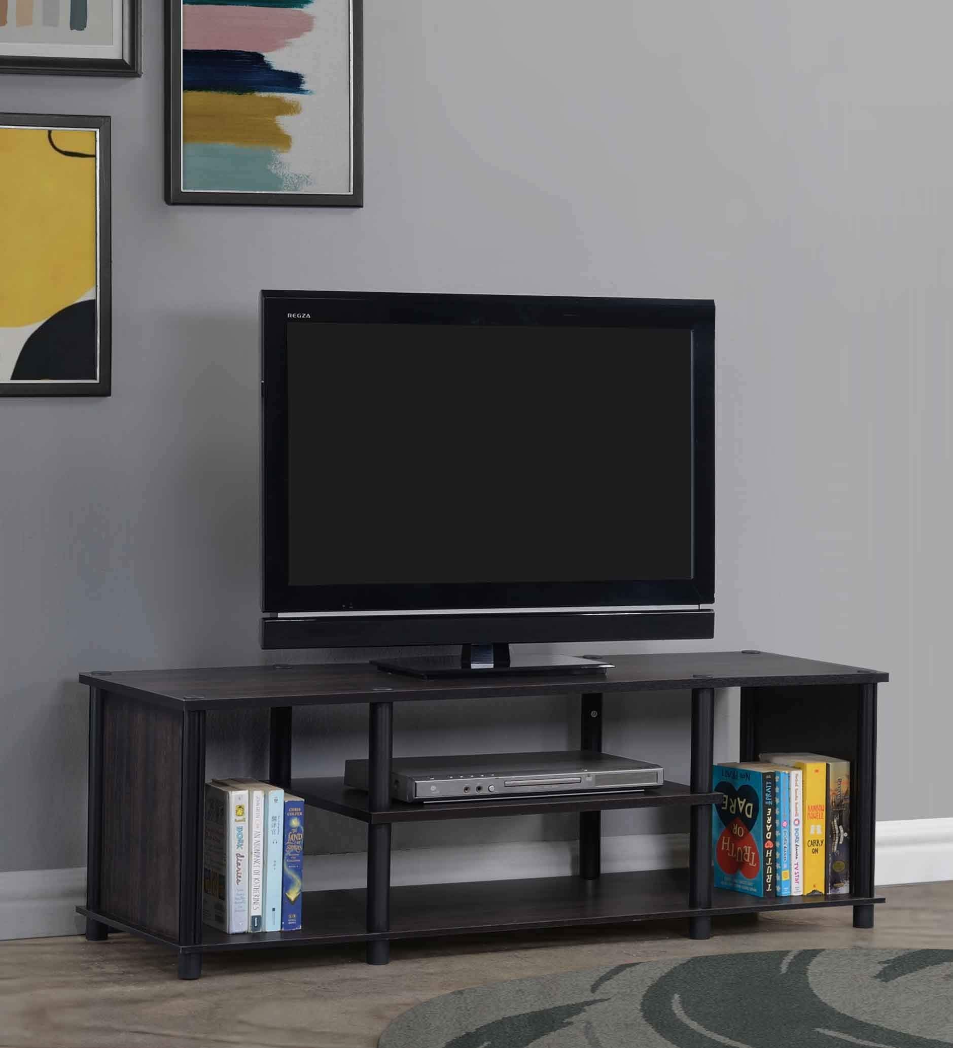 DeckUp TV1240B Tube-N-Turn Engineered Wood TV Unit (Dark Wenge, Engineered Wood)