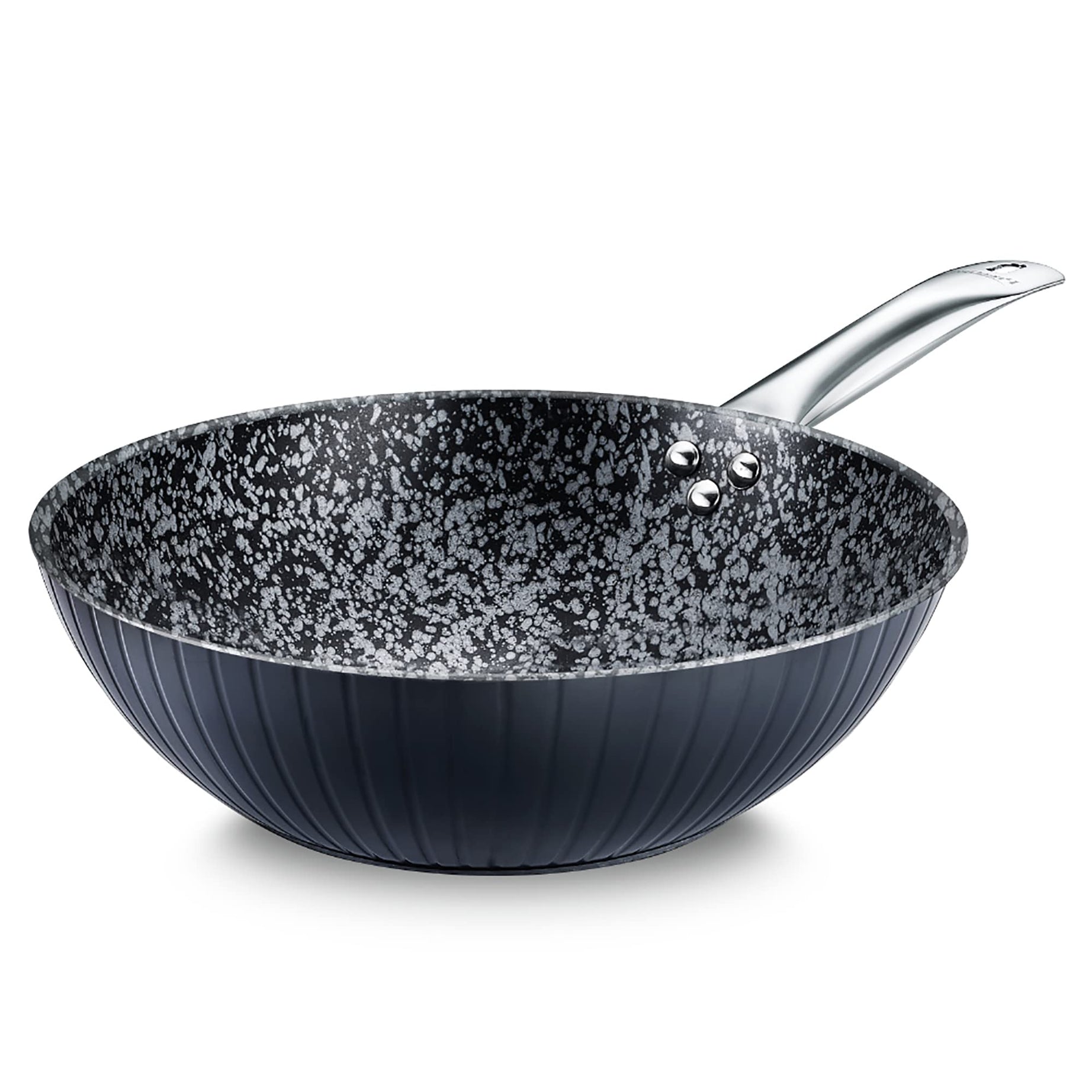 Prestige Durastone Hard Anodised 6 Layer Non-Stick Wok, (28 cm, 3.5 Litre) (Black)