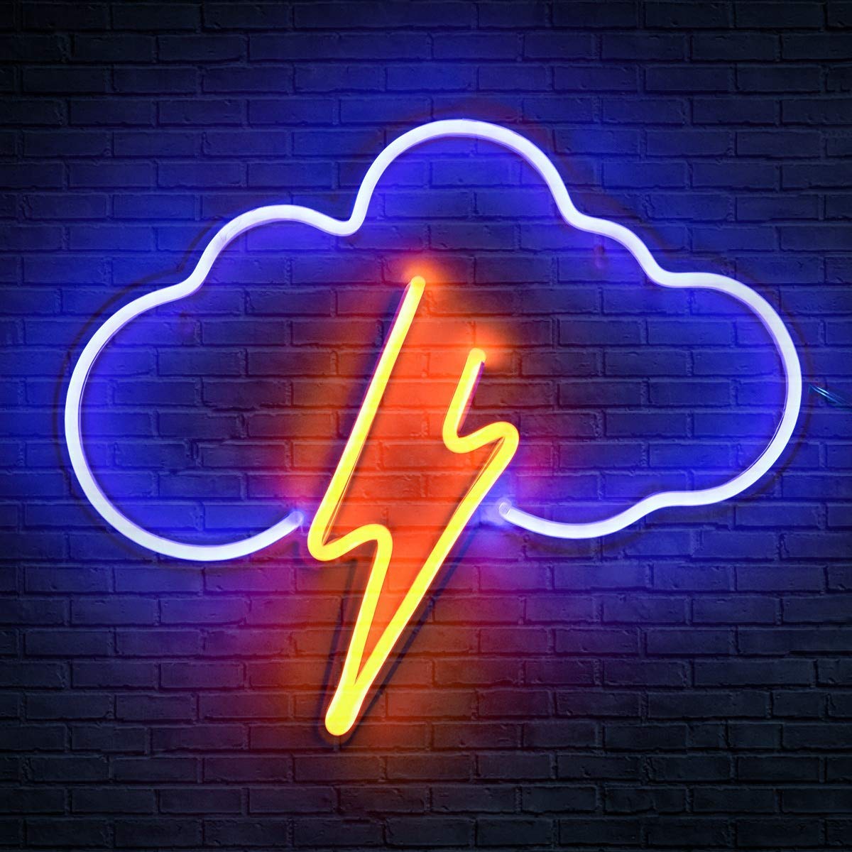 Products Hanture Neon Sign, Cloud Led Neon Light Wall Light Led Wall Decor, Light Up Acrylic Neon Sign For Bedroom, Kids Room, Living Room, Bar, Party, Christmas, Wedding, Multicolor