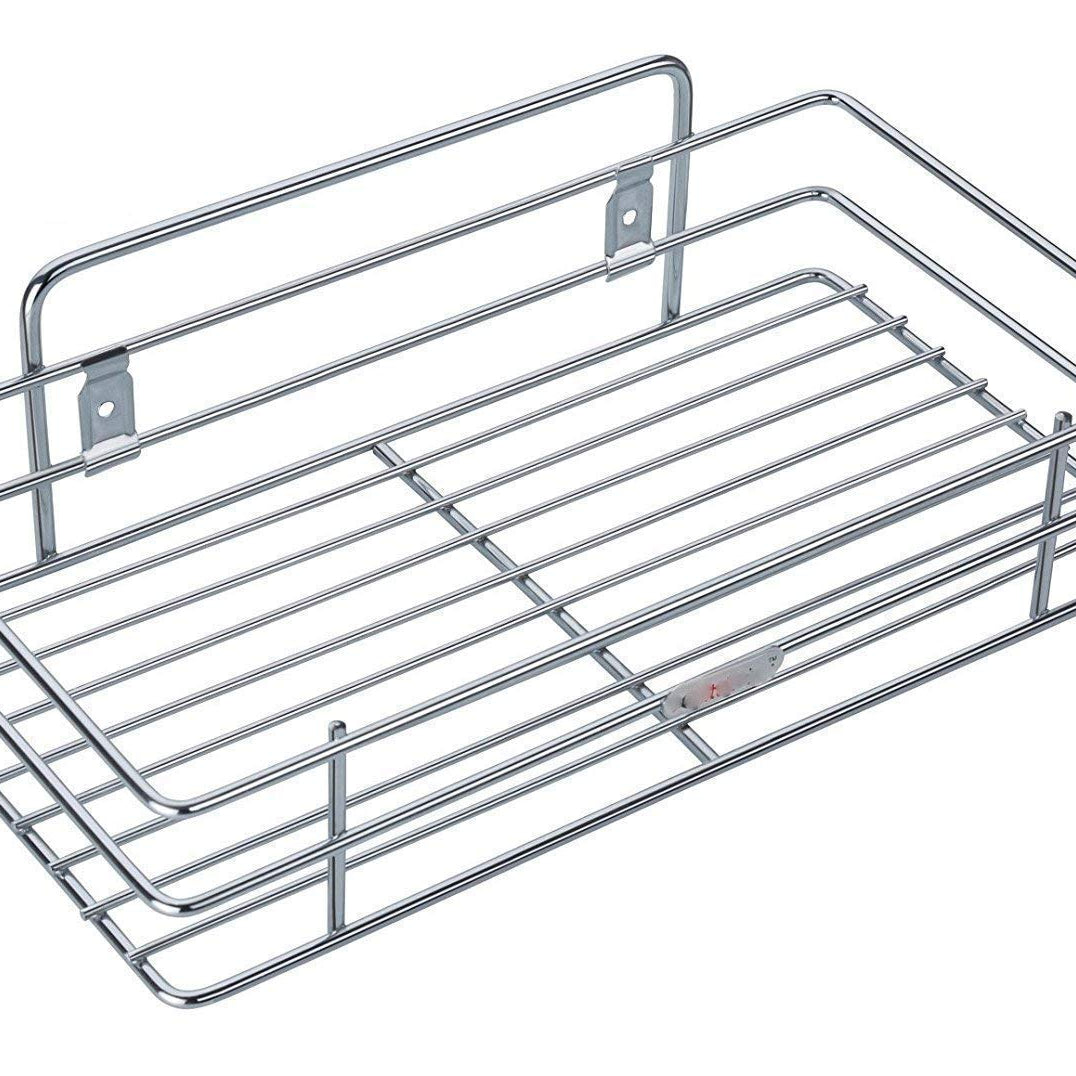 Shopme store Multipurpose Storage Rack,Kitchen Rack Steel Wall Mounted,Bathroom Shelves and Racks Steel,Shelf for Kitchen Storage Steel