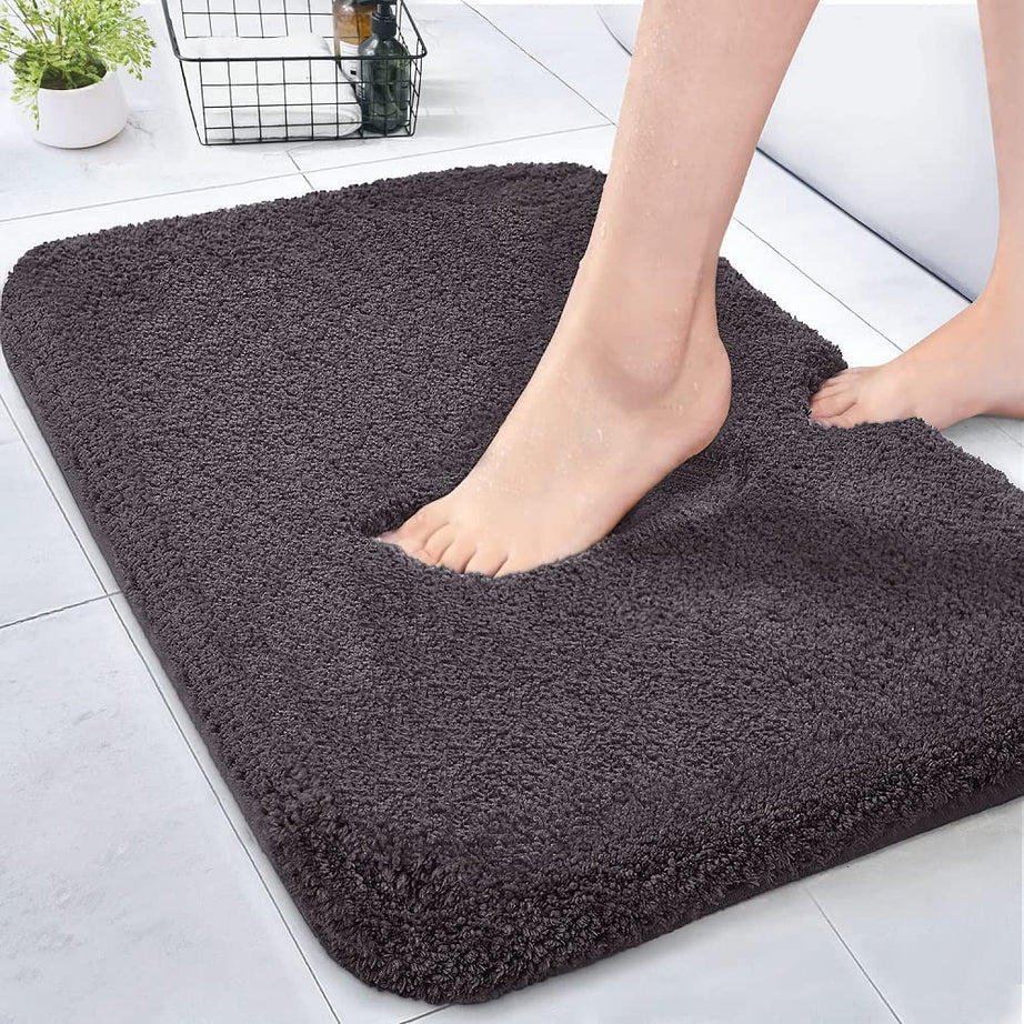 VMPS | Easy Wash Doormat for Home & Bedroom Entrance Rugs/Carpet/Paidaan 40x60 cm Pack of 1 Grey