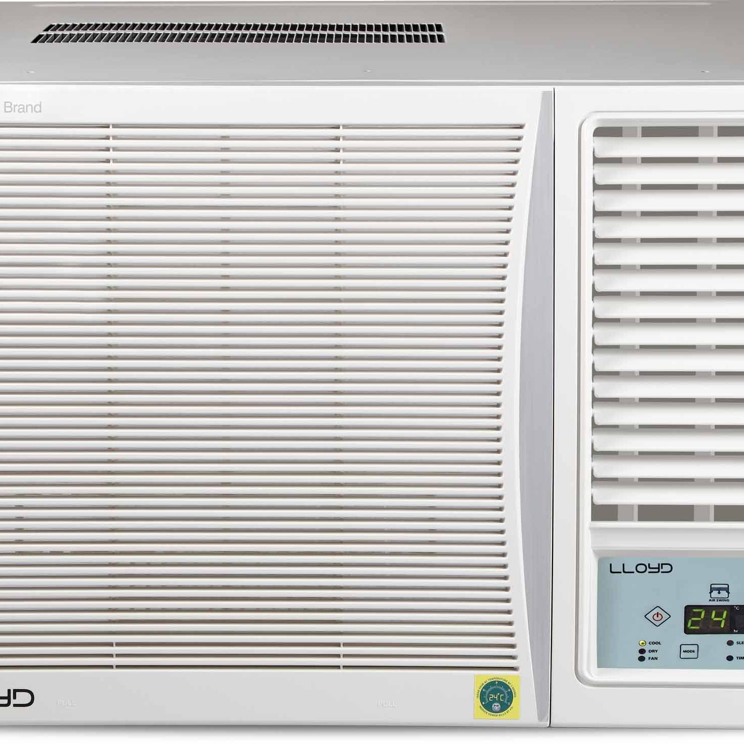 Lloyd 1.5 Ton 5 Star Fixed Speed Window AC (Copper, 2023 Model, White with Silver Deco Strip, GLW18C5XWGMR)